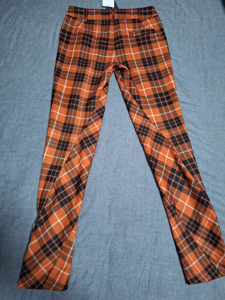 Vivienne Westwood Classic orange plaid trousers