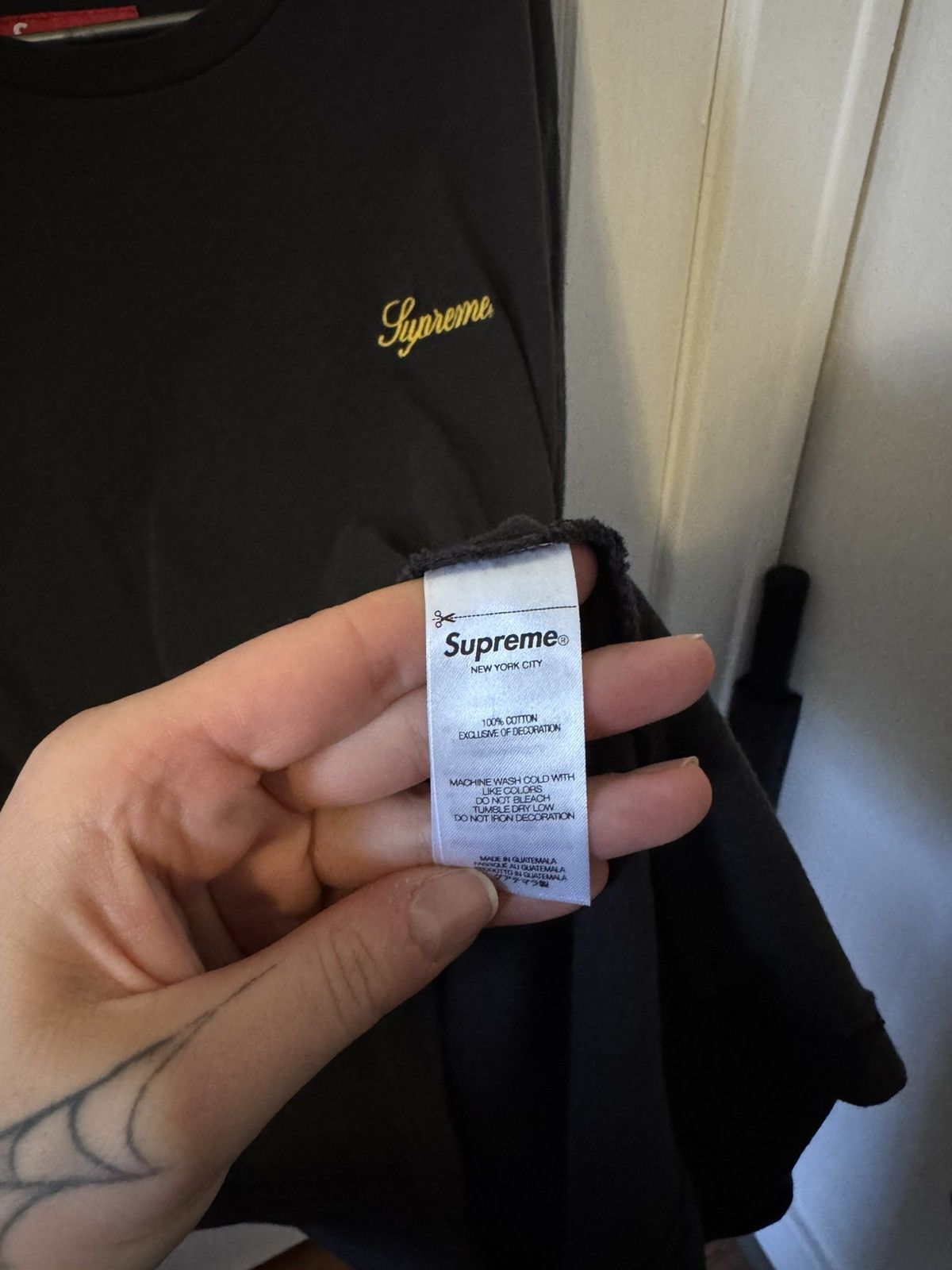 Supreme supreme washed script fw23 top Size US L / EU 52-54 / 3 - 4 Thumbnail