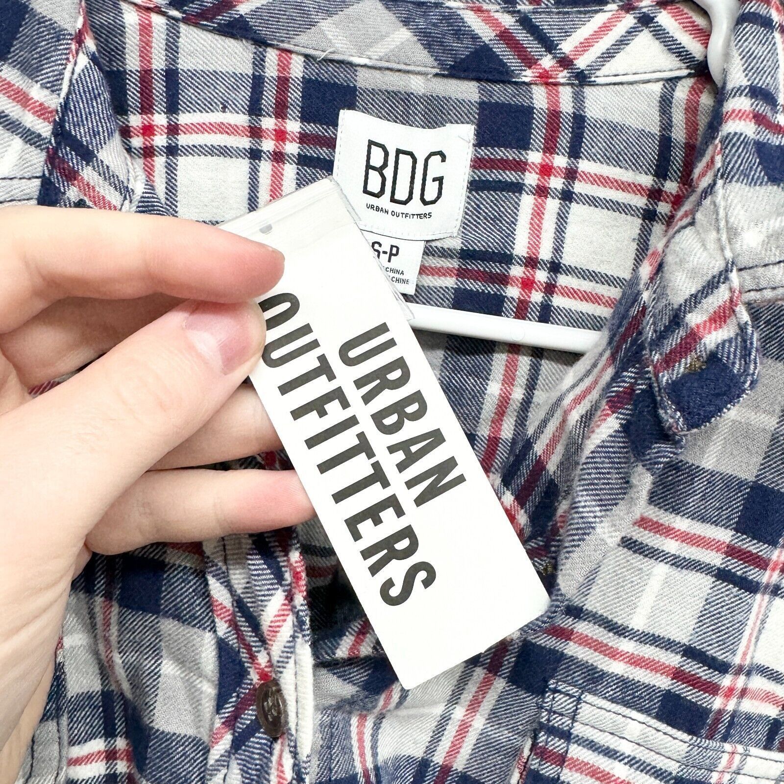 Urban Outfitters Urban Outfitters BDG Rayne Shirt S Flannel High Low Cropped Size S / US 4 / IT 40 - 3 Thumbnail