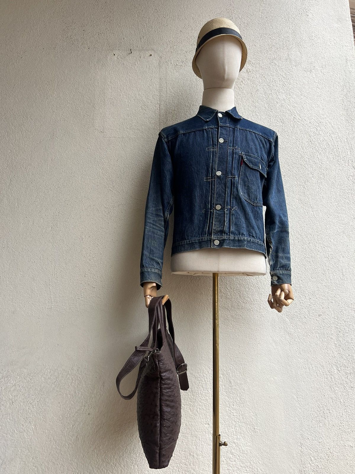 Leather Vintage Ostrich Leather 2 Way Bag AKI Leather Work Japan Size ONE SIZE - 7 Thumbnail