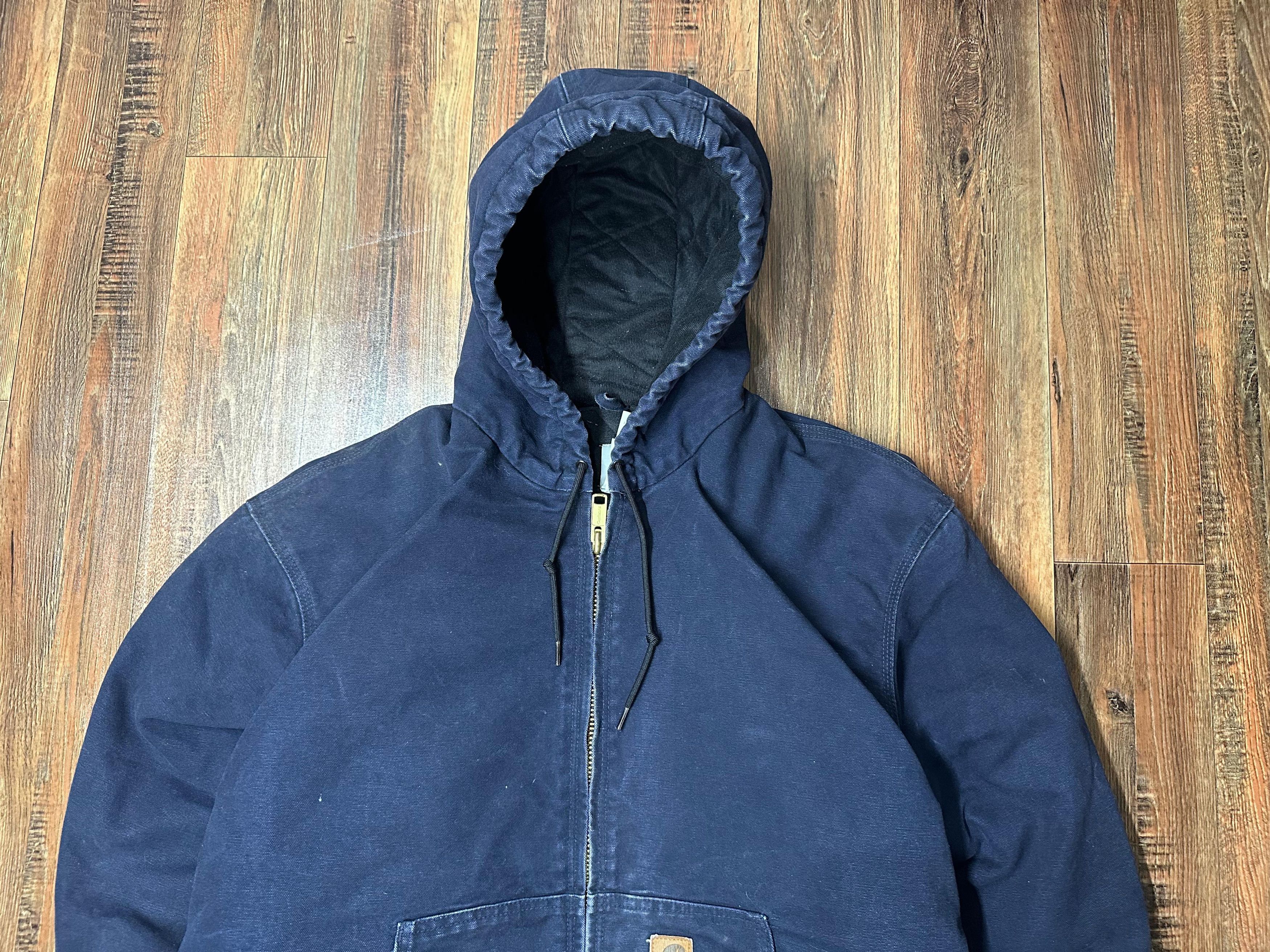 Carhartt × Vintage Vintage Carhartt Hooded Jacket J130 MDT Size US XL / EU 56 / 4 - 2 Thumbnail