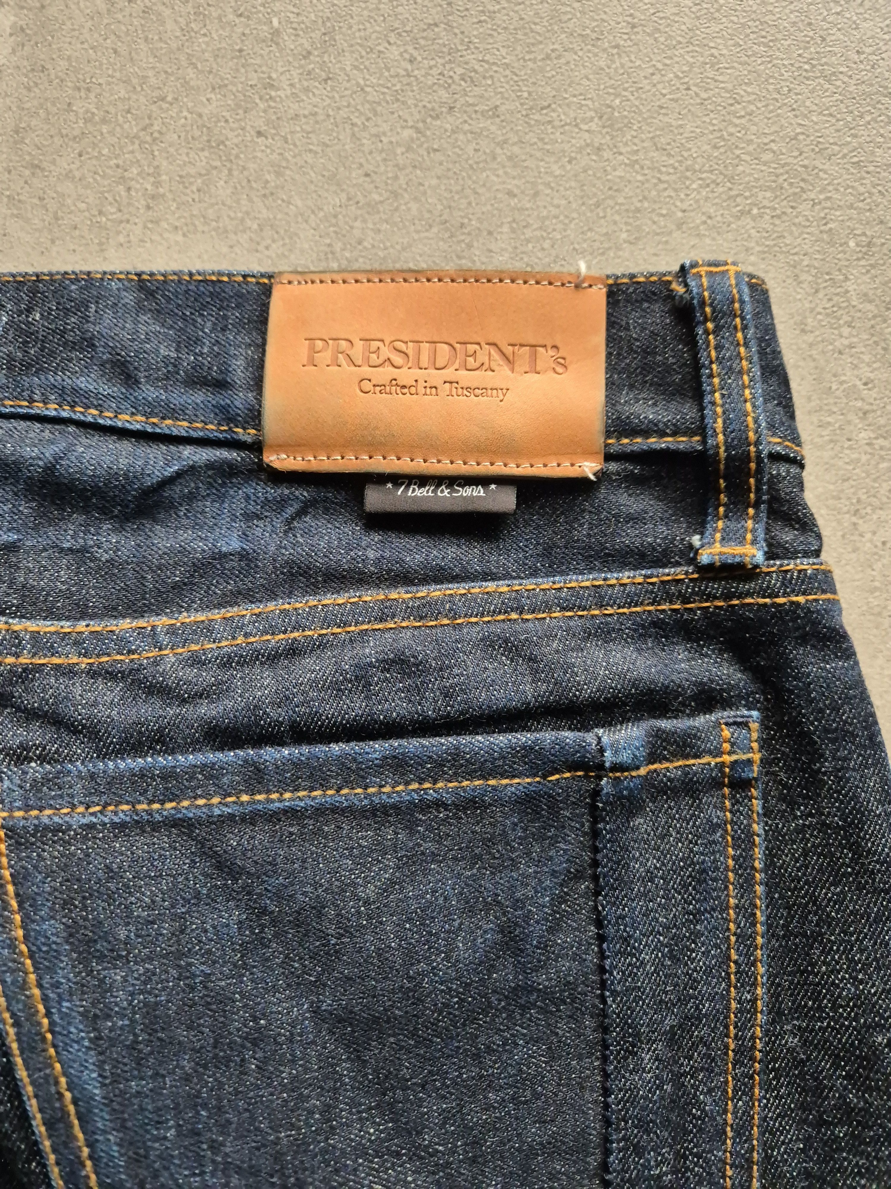 President's Japanese selvedge raw denim jean "Icarus" Size US 31 - 4 Thumbnail