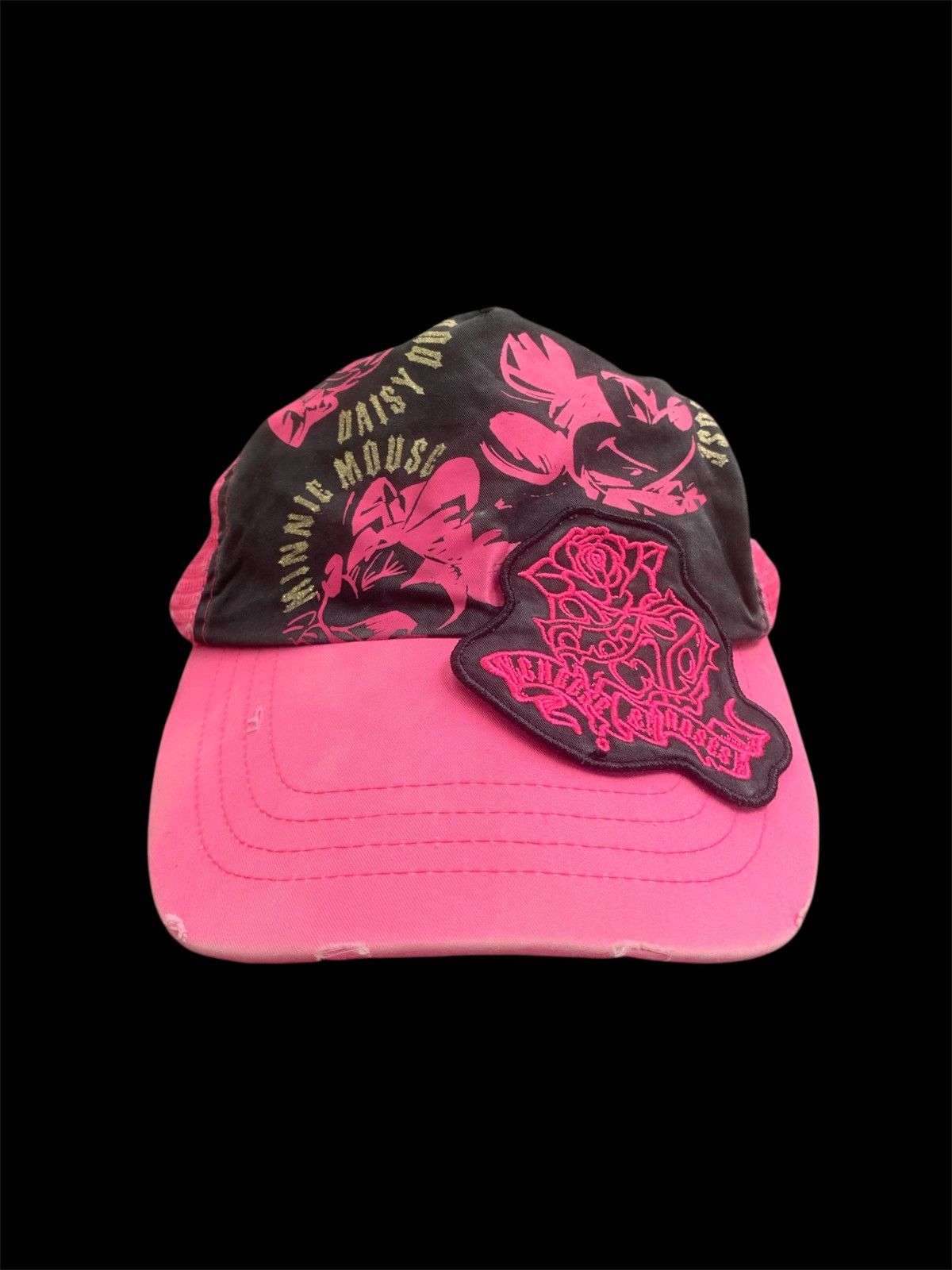 Vintage Vintage Mickey Mouse Trucker y2k Hats Size ONE SIZE - 1 Thumbnail