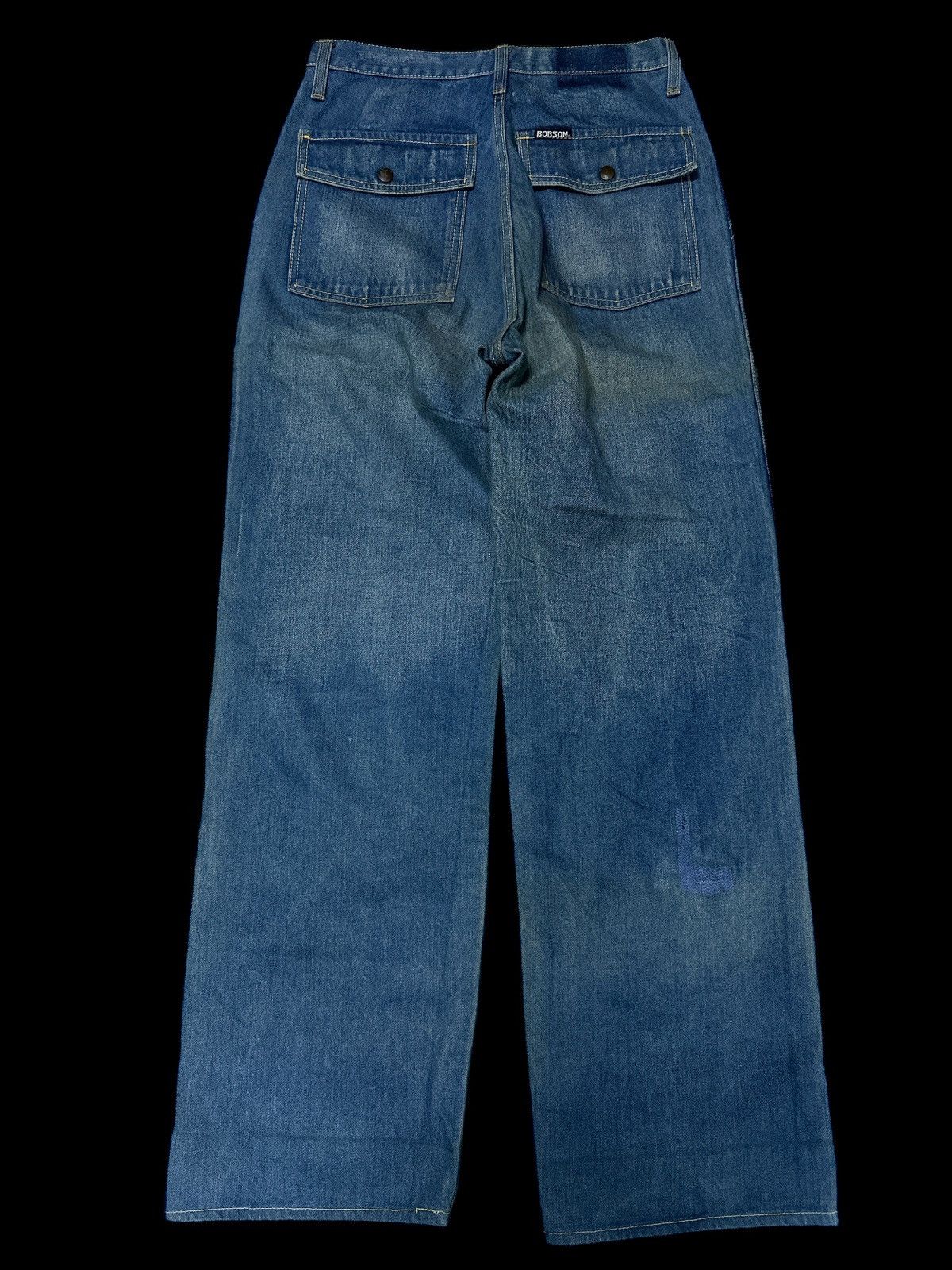 Japanese Brand Bobson💥 Vintage Loose Baggy Bobson Denim🎌 Size US 32 / EU 48 - 2 Thumbnail