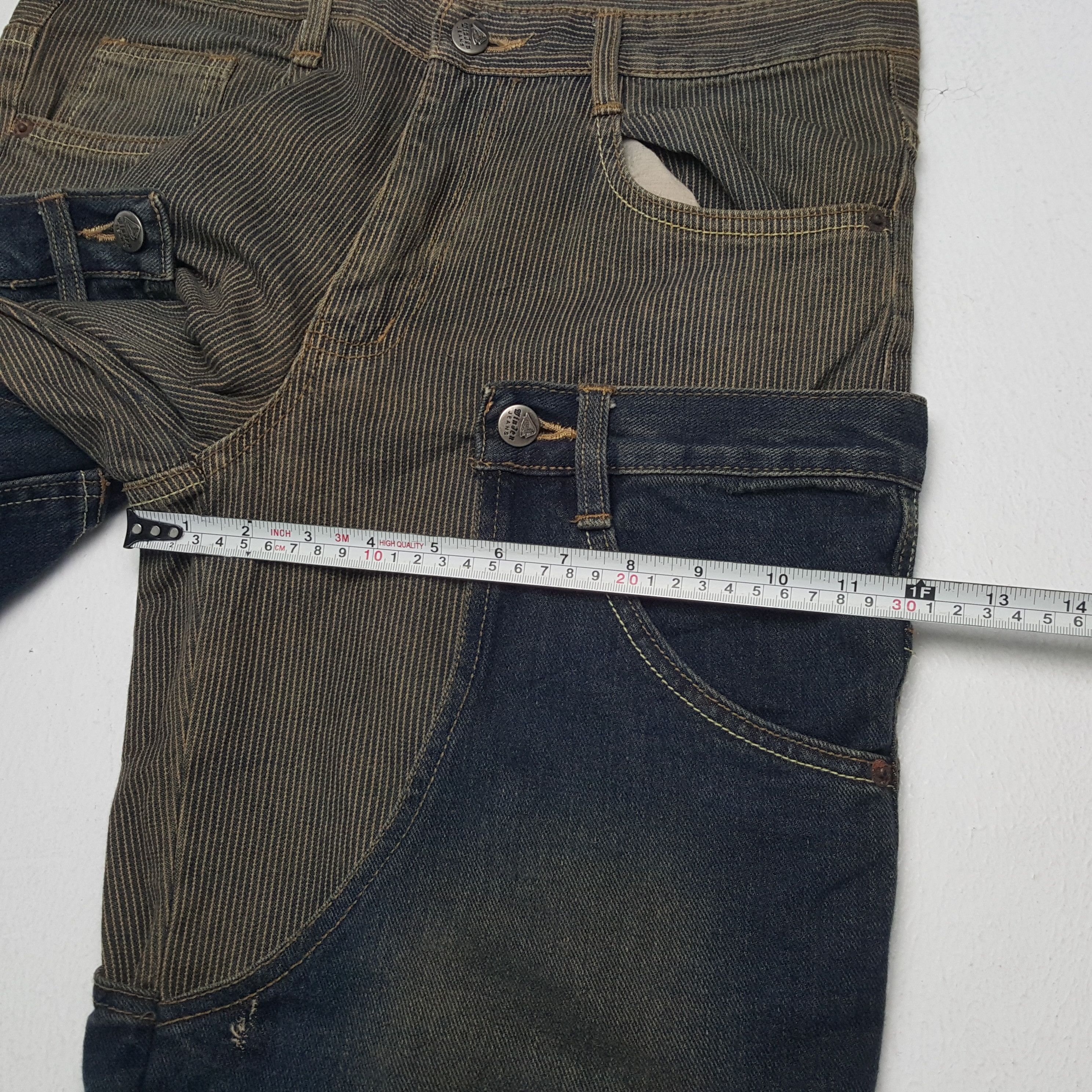 Vintage WIN JEN Rare Design Fashion Style Streetwear Jeans Size US 30 / EU 46 - 9 Thumbnail