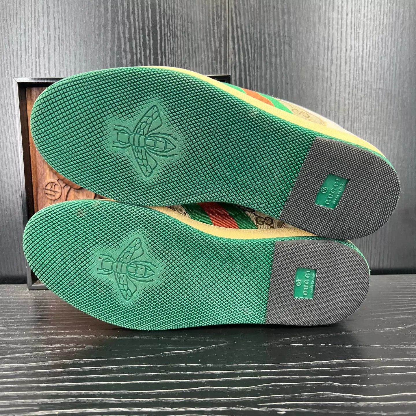 Gucci Gucci Distressed Sneakers Gray-Green Size 5.5/39.5 Size US 6.5 / EU 39-40 - 6 Thumbnail