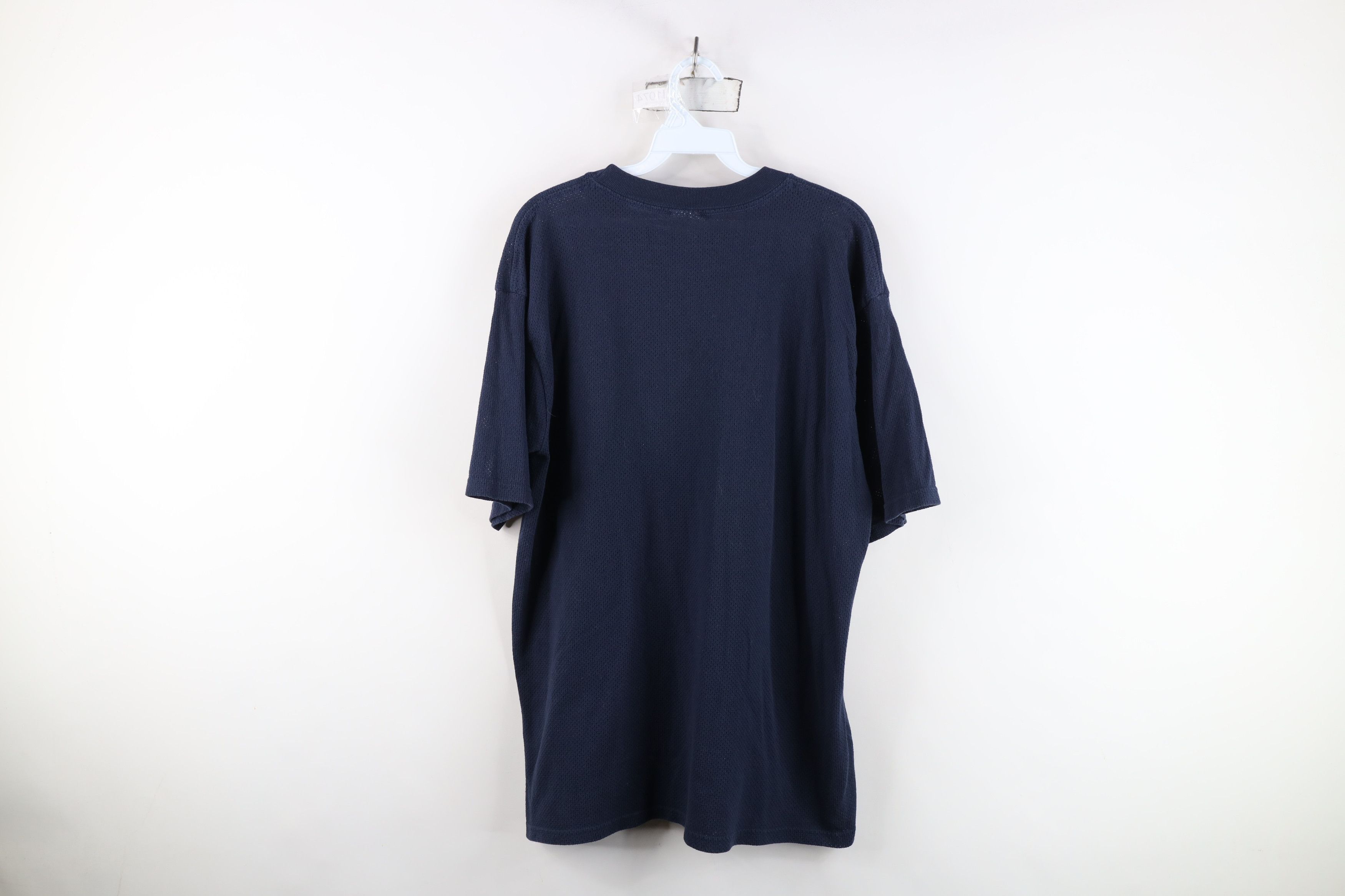 Vintage Vintage 90s University of Michigan Mesh T-Shirt Blue Size US L / EU 52-54 / 3 - 9 Thumbnail