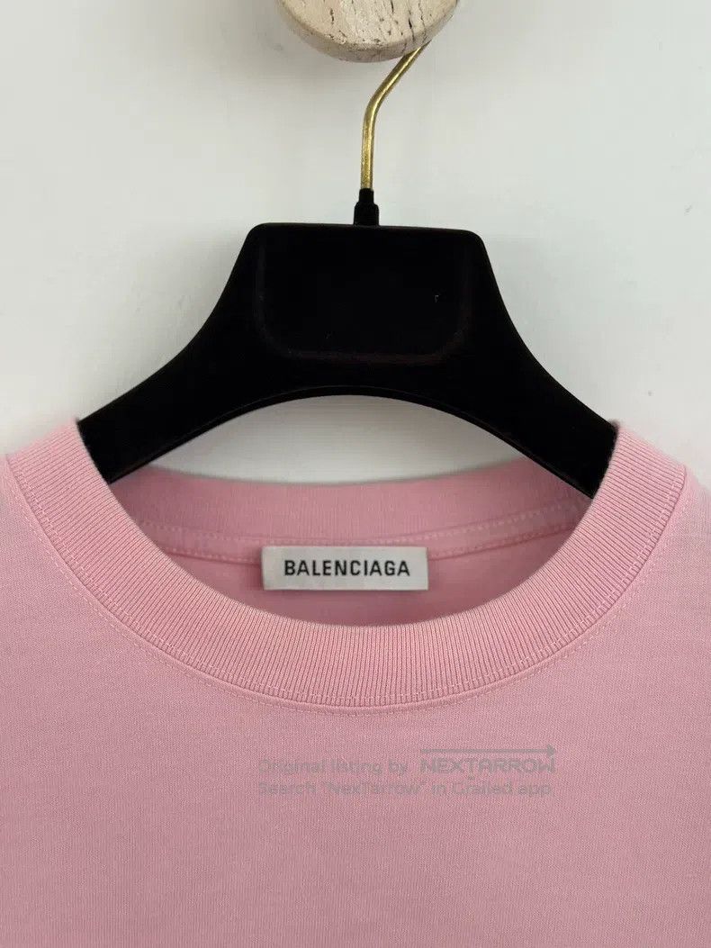 Balenciaga Balenciaga Crew pink round neck short-sleeve Size US M / EU 48-50 / 2 - 3 Thumbnail