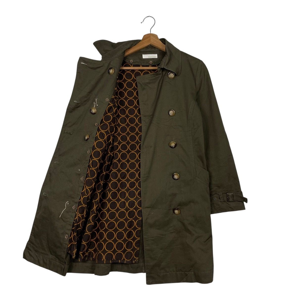 Japanese Brand Japanese Brand Bamboo Grass Double Breasted Trenchcoat Size M / US 6-8 / IT 42-44 - 8 Thumbnail