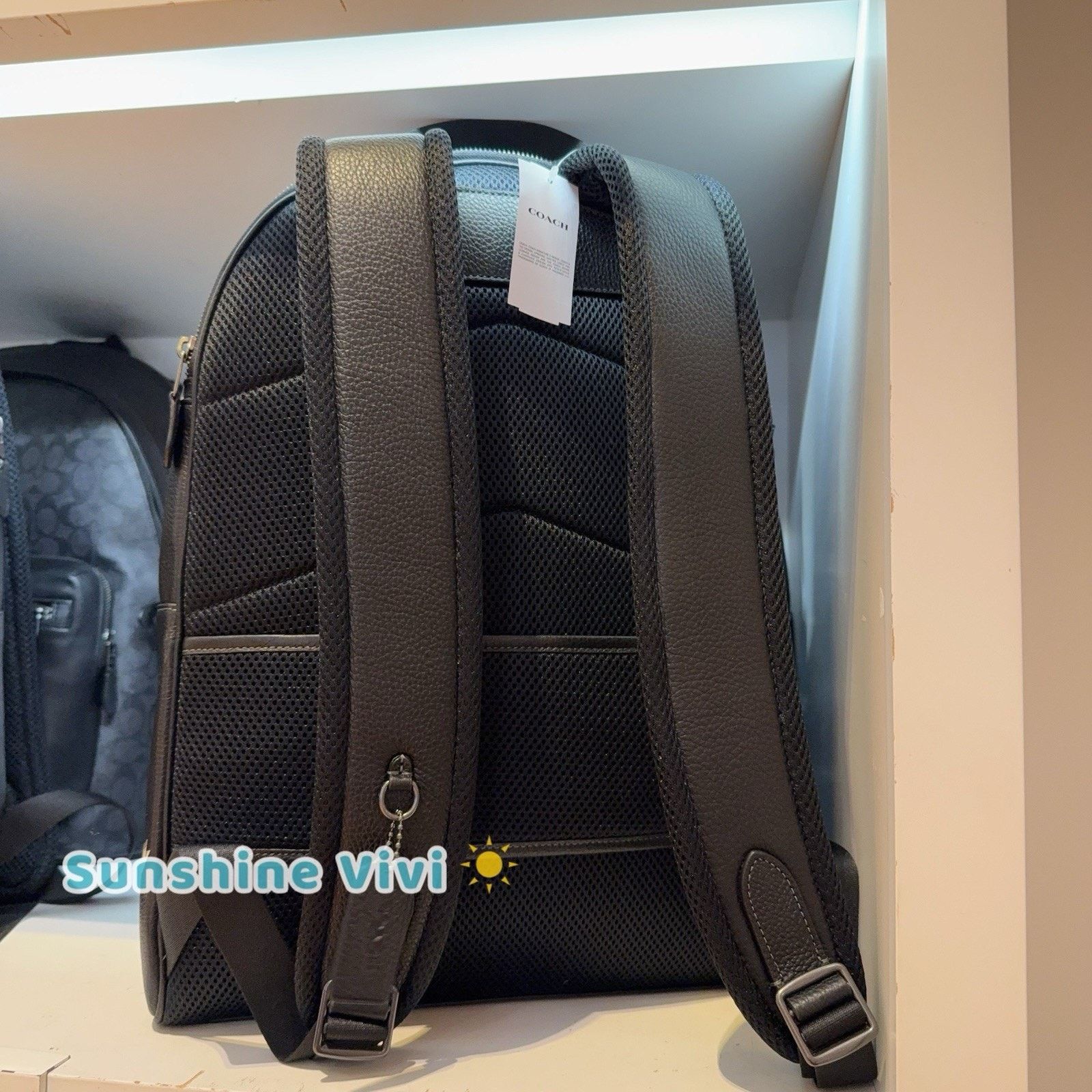 Coach NWT Coach West Backpack Lightning Bolt Gunmetal/Black CDC76 Size ONE SIZE - 4 Thumbnail