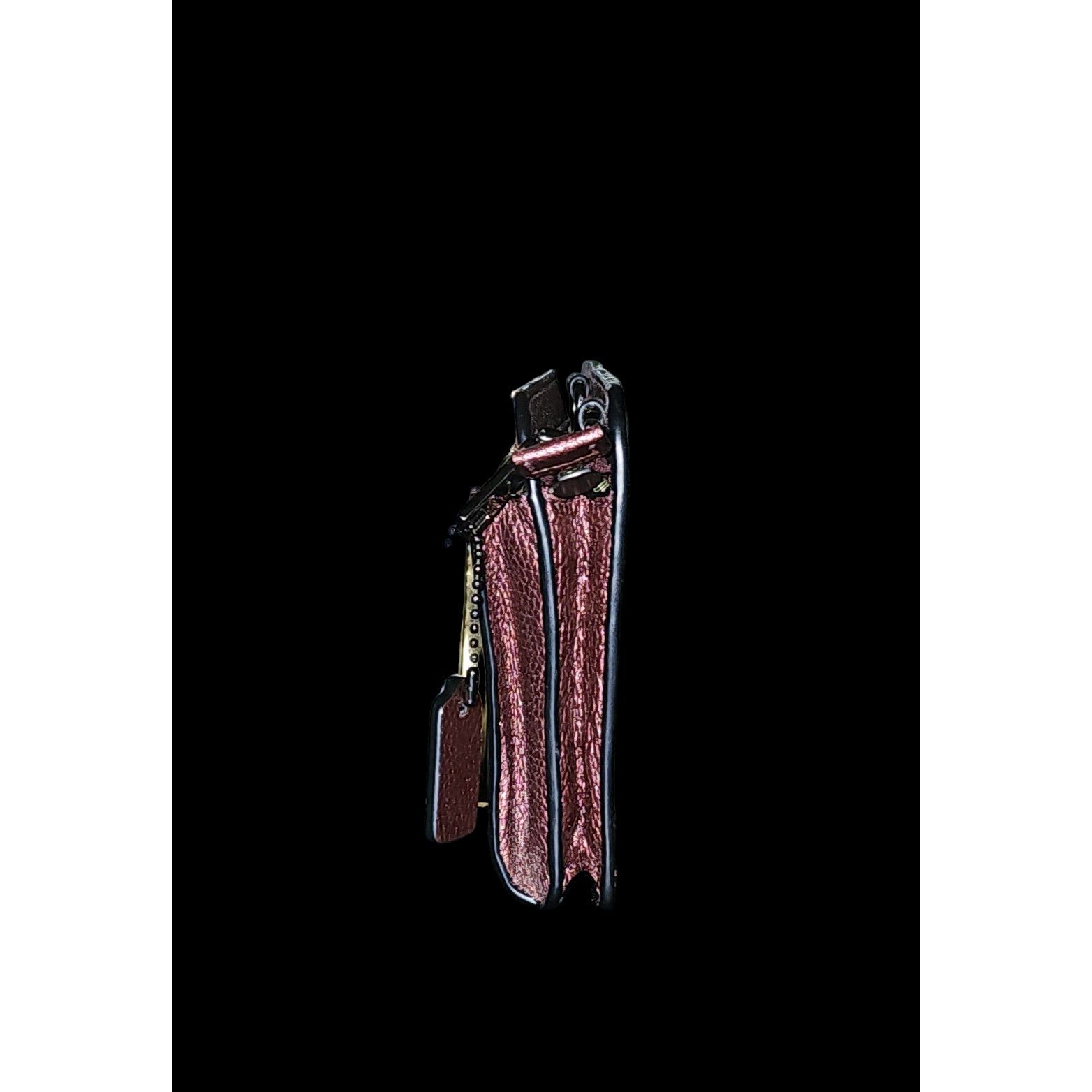 Coach COACH "Noah" In Metallic Cherry Leather Small Crossbody Bag Size ONE SIZE - 13 Thumbnail