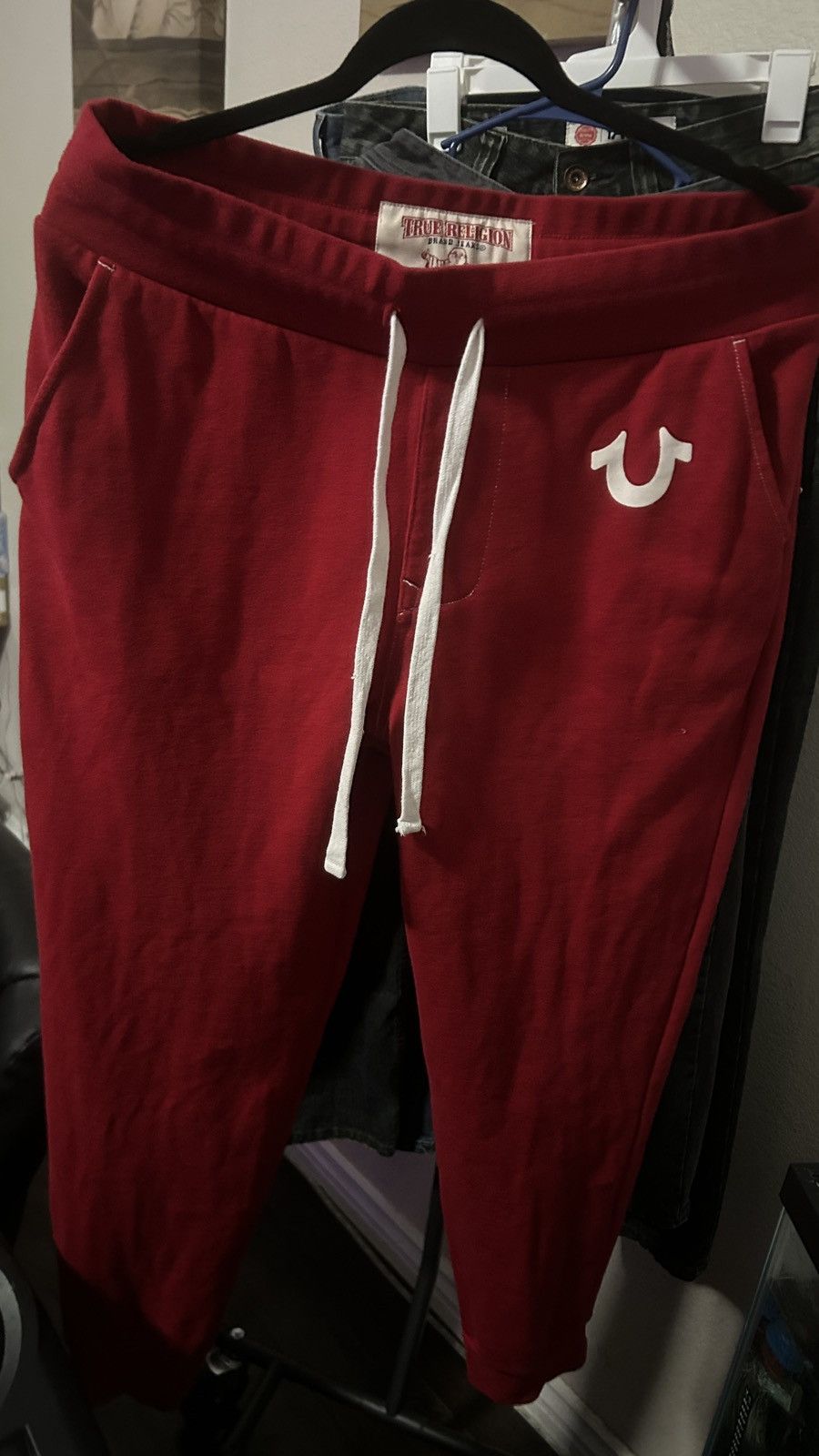 True Religion × Vintage VINTAGE TRUE RELIGION WORLD TOUR SWEATS Size US 34 / EU 50 - 1 Thumbnail