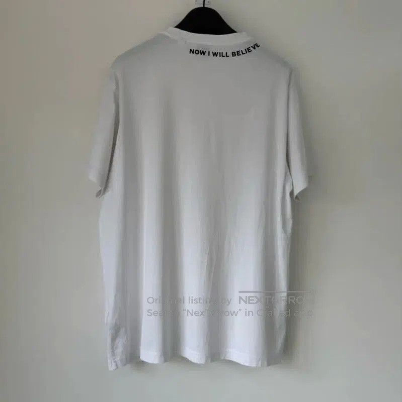 Burberry Burberry White Cotton Logo T-shirt for Women. Size S / US 4 / IT 40 - 2 Thumbnail