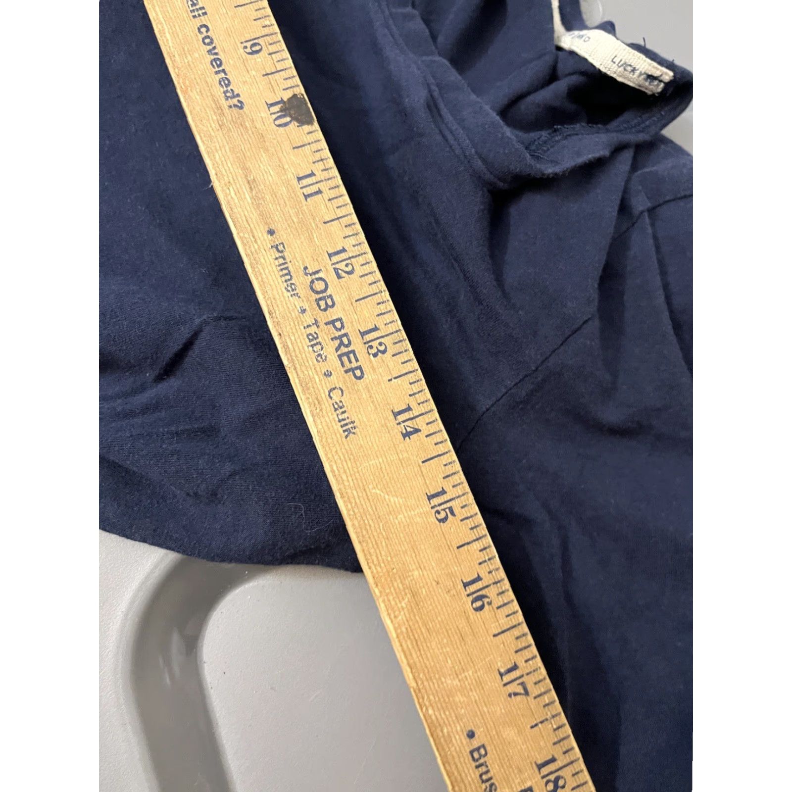 Lucky Brand Vintage Lucky Brand Women's Sleep Shirt XS Navy Blue Long Sleeve Cotton Modal Lounge Top Size XS / US 0-2 / IT 36-38 - 5 Thumbnail