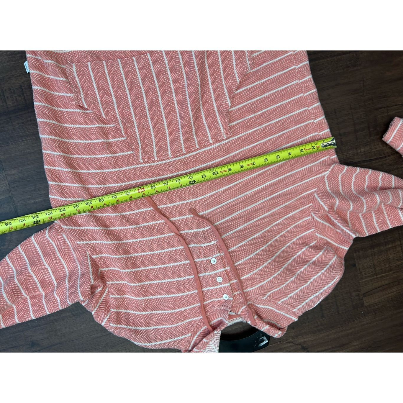 Onia Onia Micah Striped Herringbone Loopback Cotton-Blend Hoodie, Size US L / EU 52-54 / 3 - 9 Thumbnail