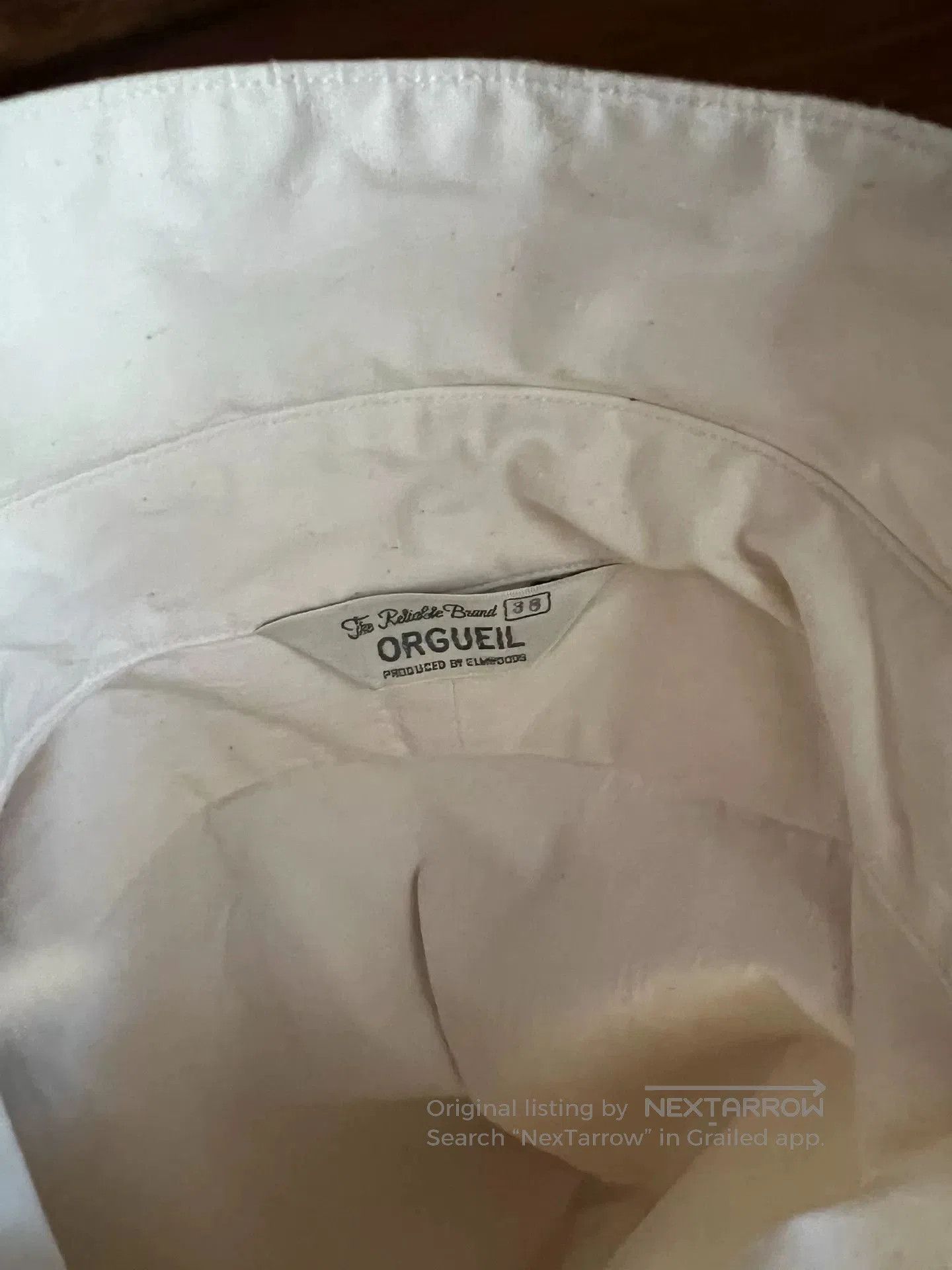 Orgueil Orgueil Windsor Collar Shirt for Men. Size US M / EU 48-50 / 2 - 8 Thumbnail