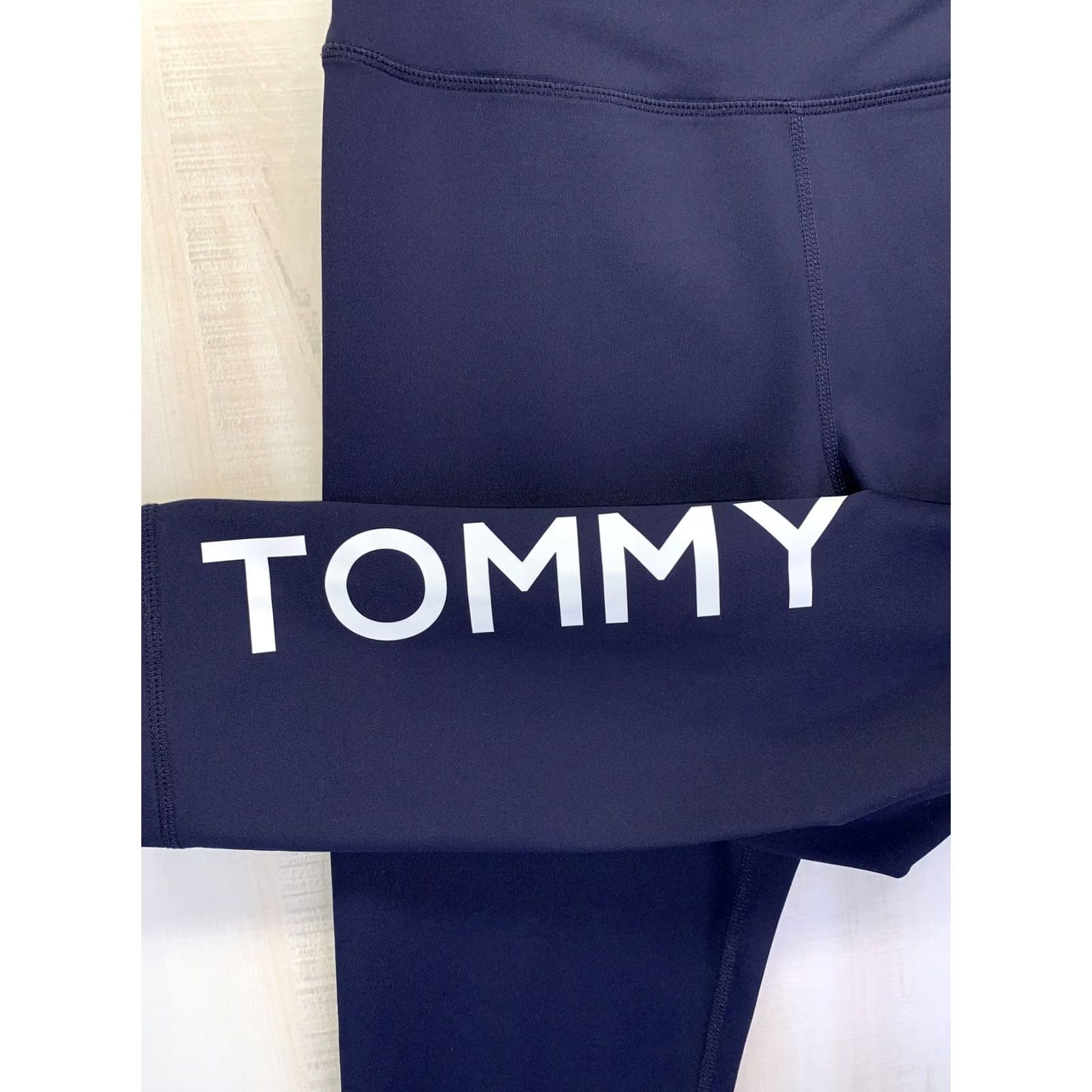 Tommy Hilfiger Tommy Hilfiger Women’s M Blue Crop Workout Legging Activewear-4179 Size 32" / US 10 / IT 46 - 5 Thumbnail