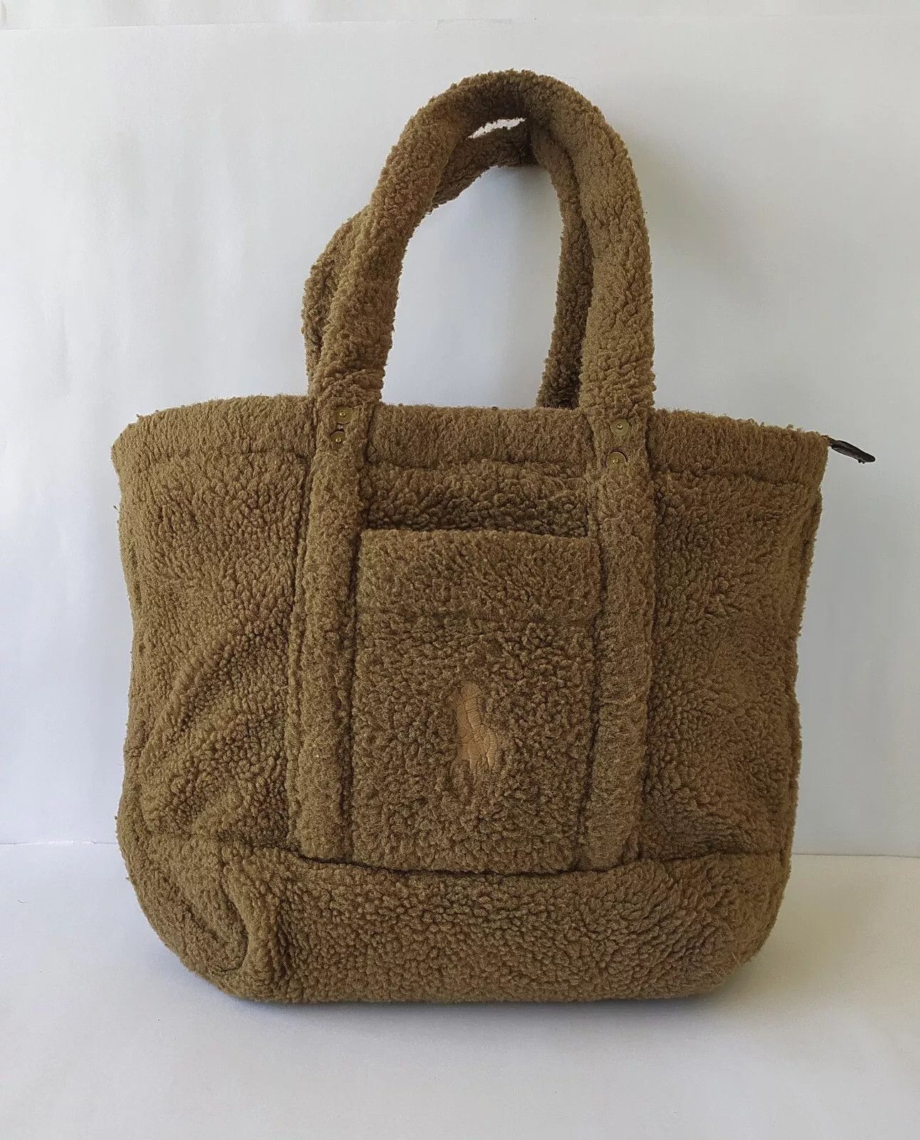 Polo Ralph Lauren Polo Ralph Lauren pony embroidered Fleece tote bag IFD 8020 Size ONE SIZE - 1 Thumbnail