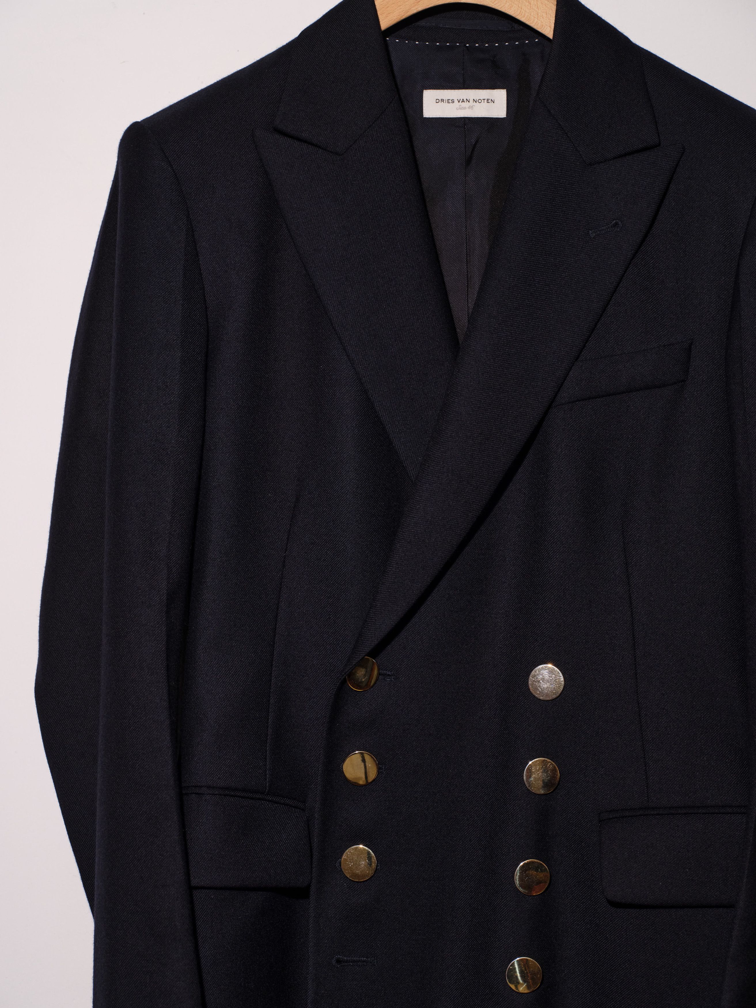 Dries Van Noten Dries van Noten formal dress coat navy Size US S / EU 44-46 / 1 - 3 Thumbnail