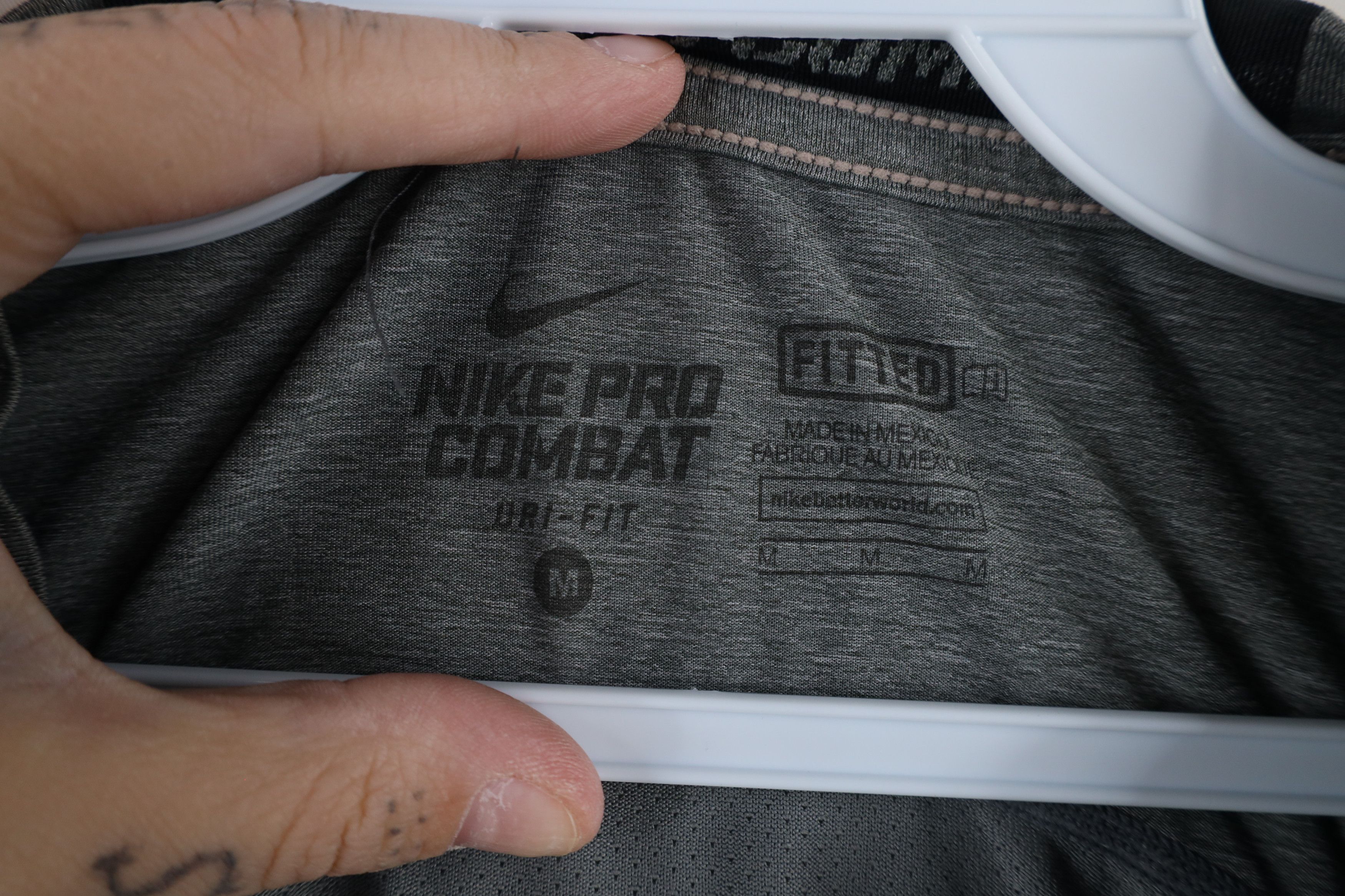 Nike × Vintage Nike Pro Combat Compression Short Sleeve Training T-Shirt Size US M / EU 48-50 / 2 - 8 Thumbnail