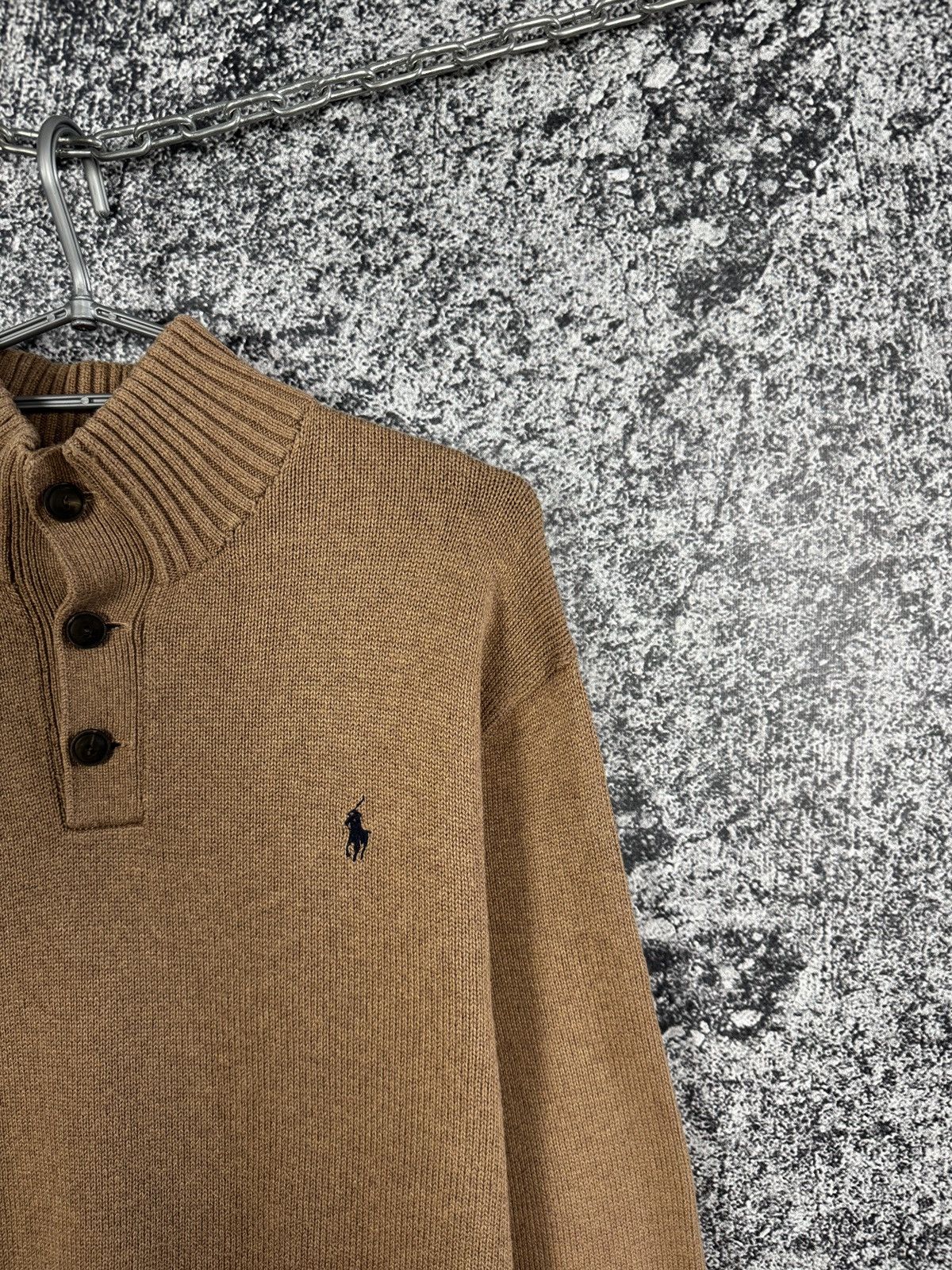 Polo Ralph Lauren Polo Ralph Lauren Knit Sweater 1/4 Button Pullover Size XXL Size US XXL / EU 58 / 5 - 2 Thumbnail