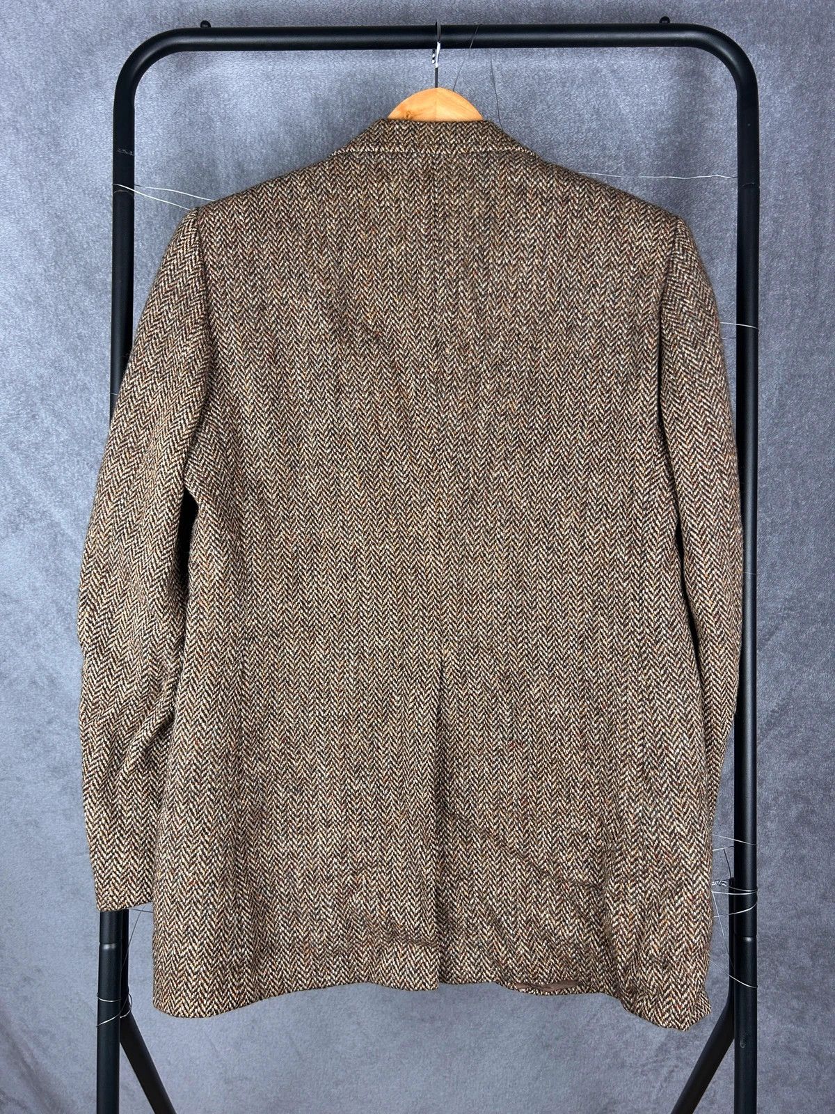 Harris Tweed Harris Tweed Woolen blazer classic brown beige Size 48L - 2 Thumbnail