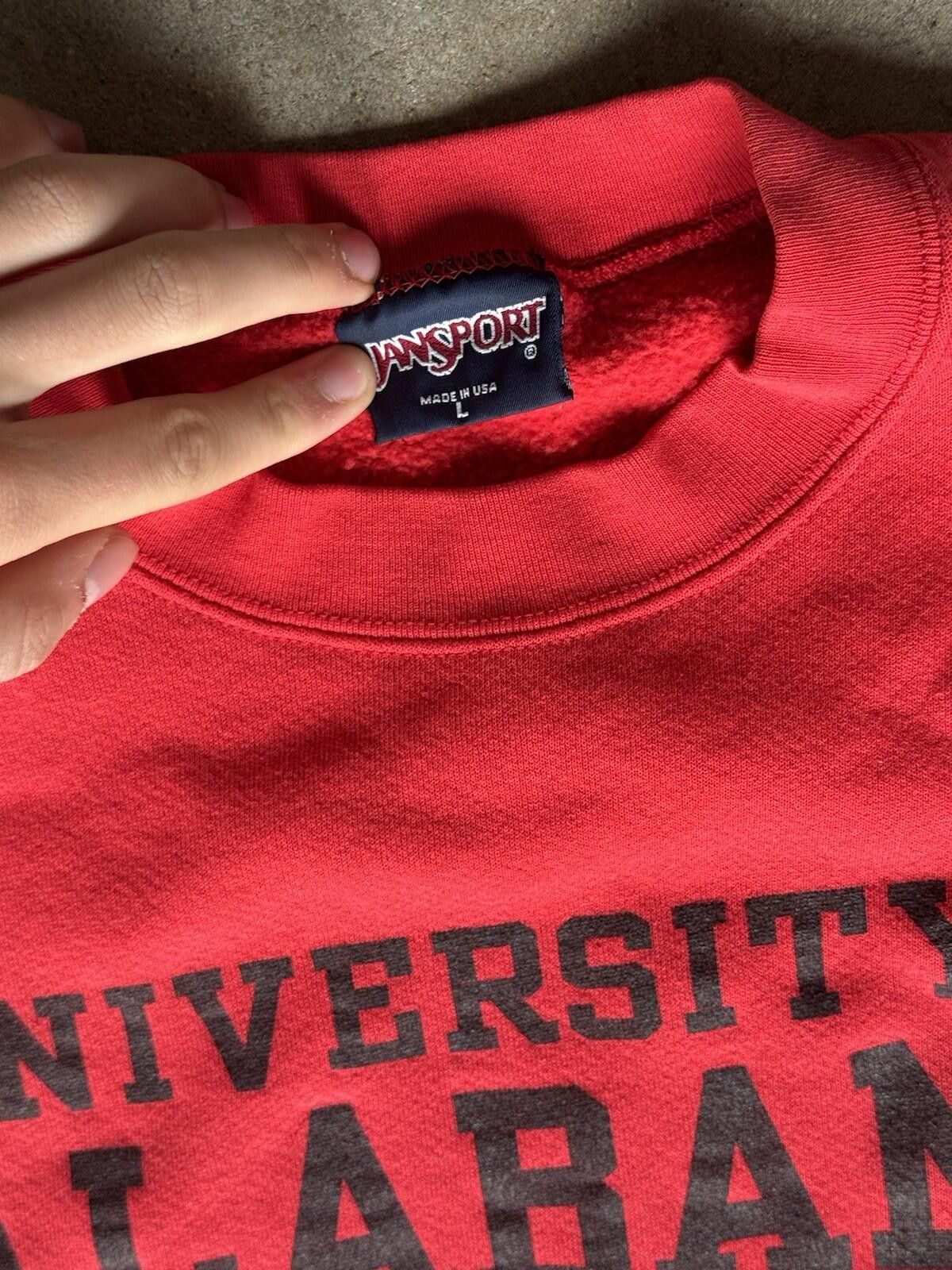 Vintage Vintage 90s University of Alabama JanSport Sweatshirt Size L Size US L / EU 52-54 / 3 - 2 Thumbnail