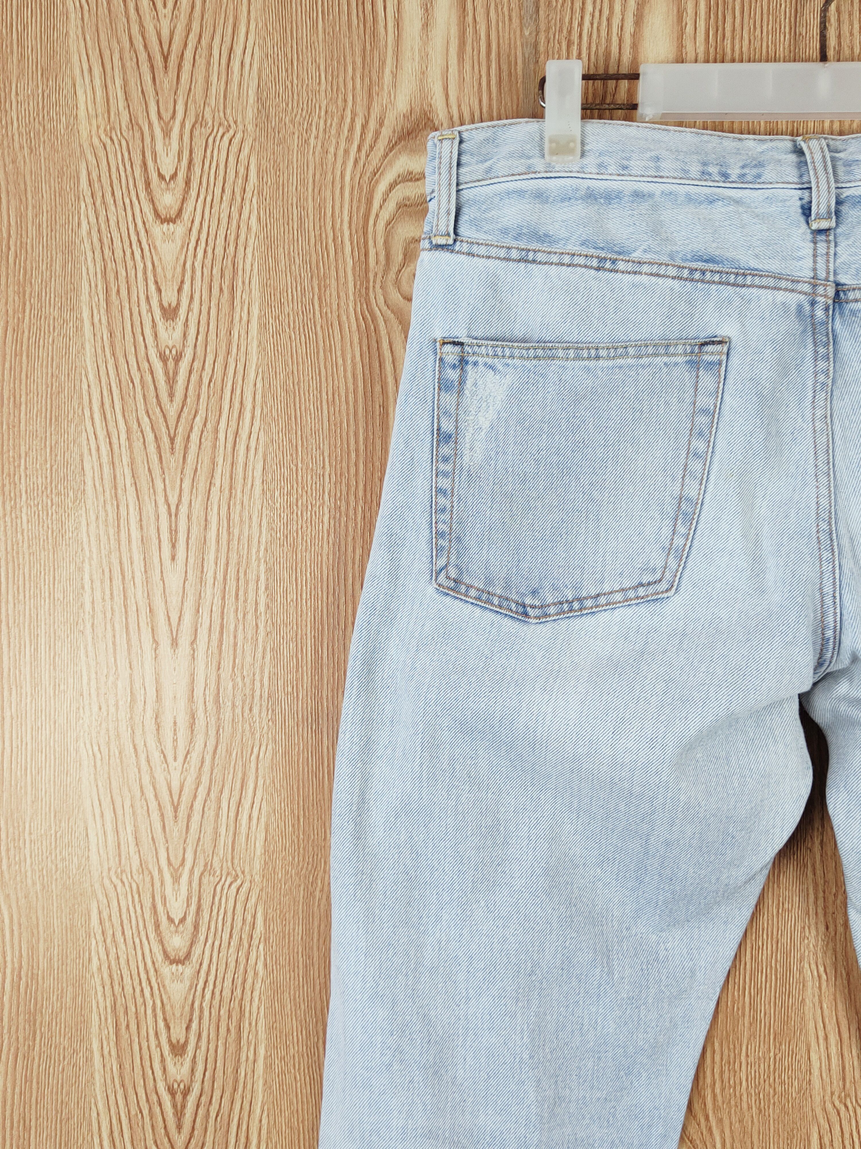 GU GU japan Blue Distressed Ripped Jeans #W630 Size US 33 - 8 Thumbnail