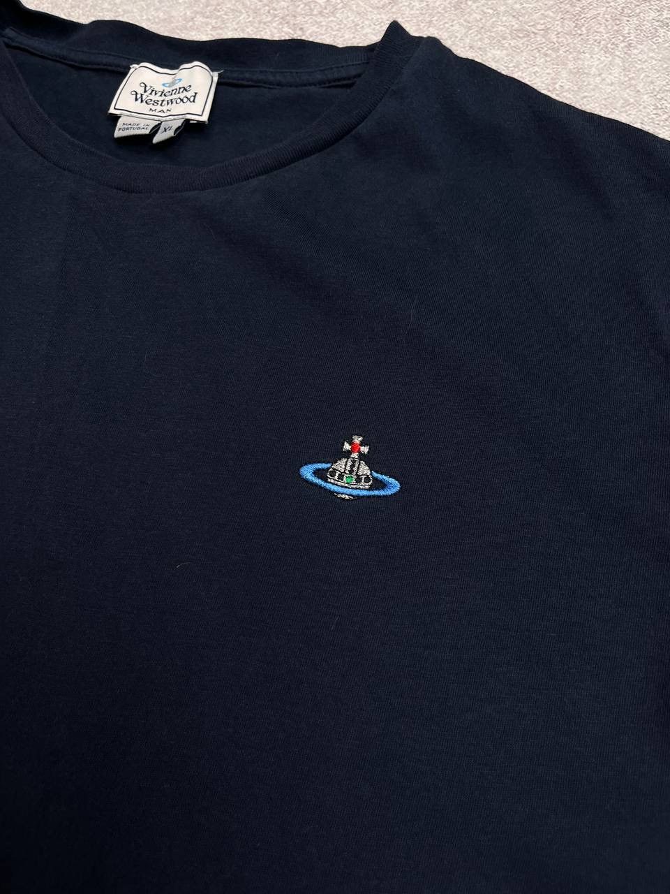 Vintage × Vivienne Westwood Vintage Vivienne Westwood Orb Saturn Logo T-shirt XL Size US XL / EU 56 / 4 - 4 Thumbnail
