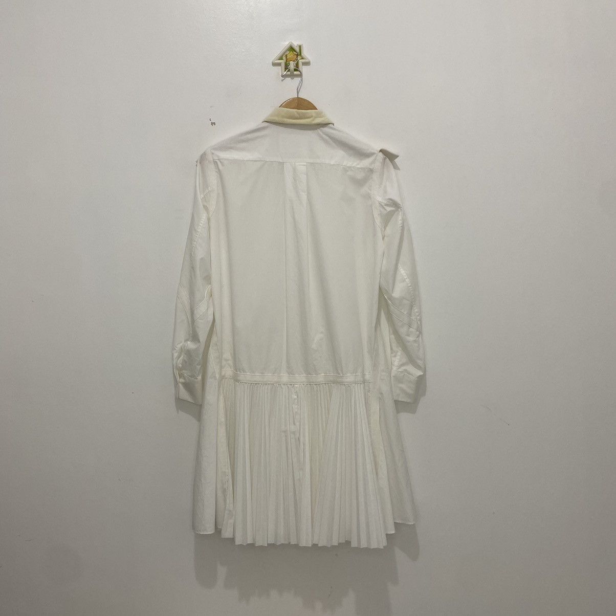 Sacai Sacai Long Sleeves Pleated Dress Size S / US 4 / IT 40 - 4 Thumbnail