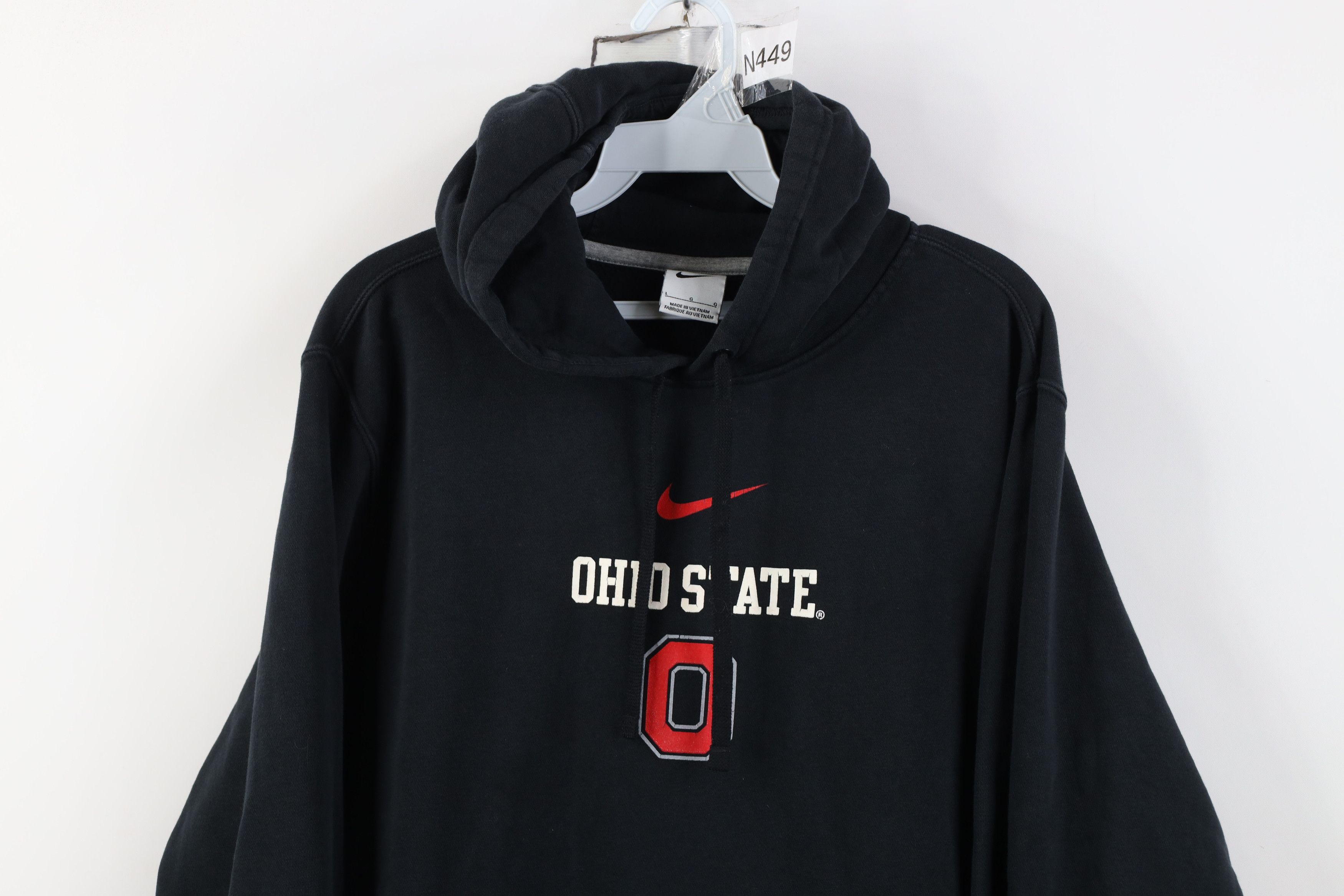Nike Vintage Y2K Nike Center Swoosh Ohio State University Hoodie Size US L / EU 52-54 / 3 - 2 Thumbnail