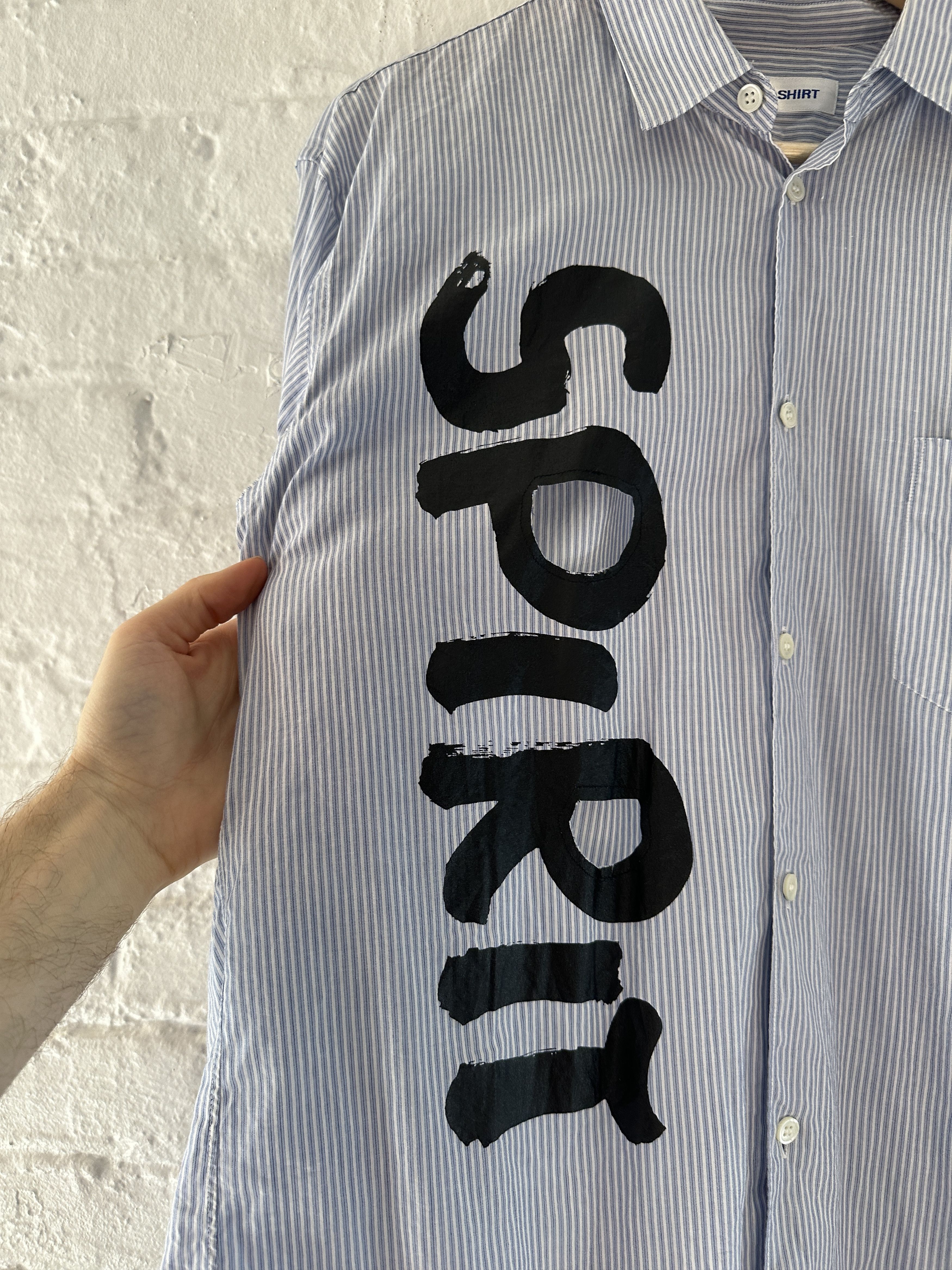 Comme des Garcons Comme des Garcons SHIRT Striped Button Up Shirt Size US M / EU 48-50 / 2 - 3 Thumbnail