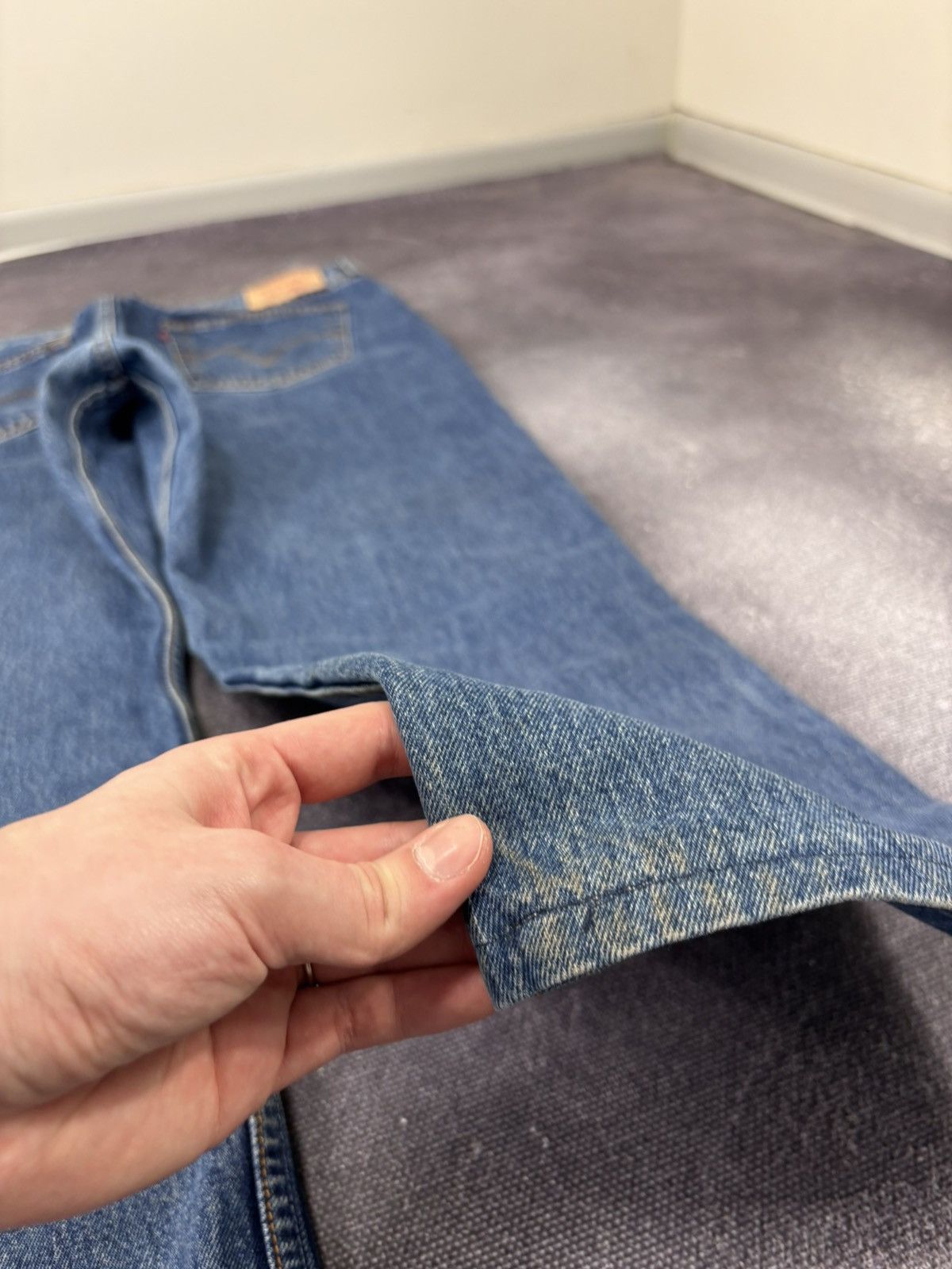 Levi's Vintage Levi’s 751 Men’s Straight Leg USA Blue Denim Jeans Size US 40 / EU 56 - 8 Thumbnail