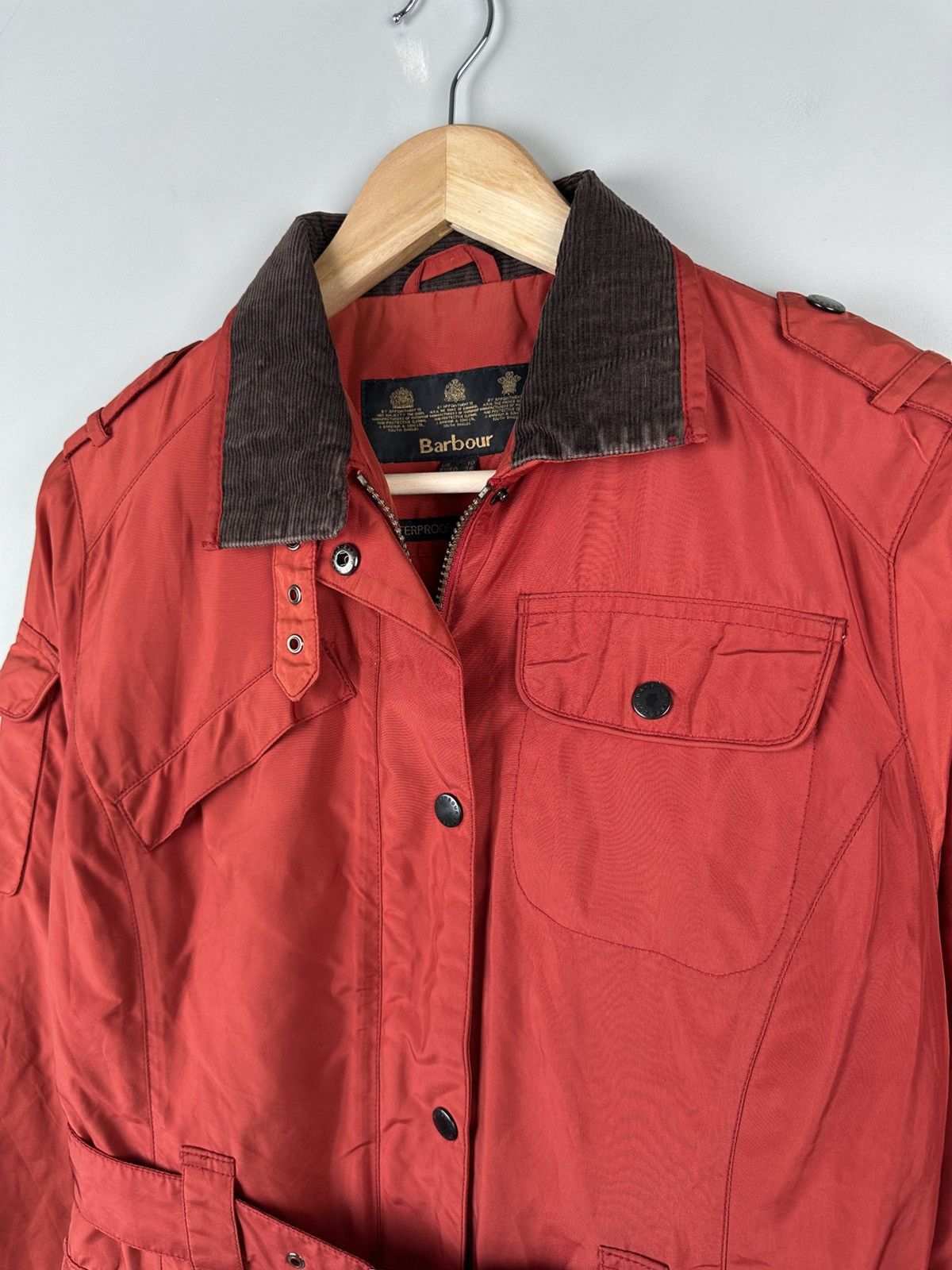Barbour Barbour Metallic Amelia Belted Jacket Size M / US 6-8 / IT 42-44 - 3 Thumbnail