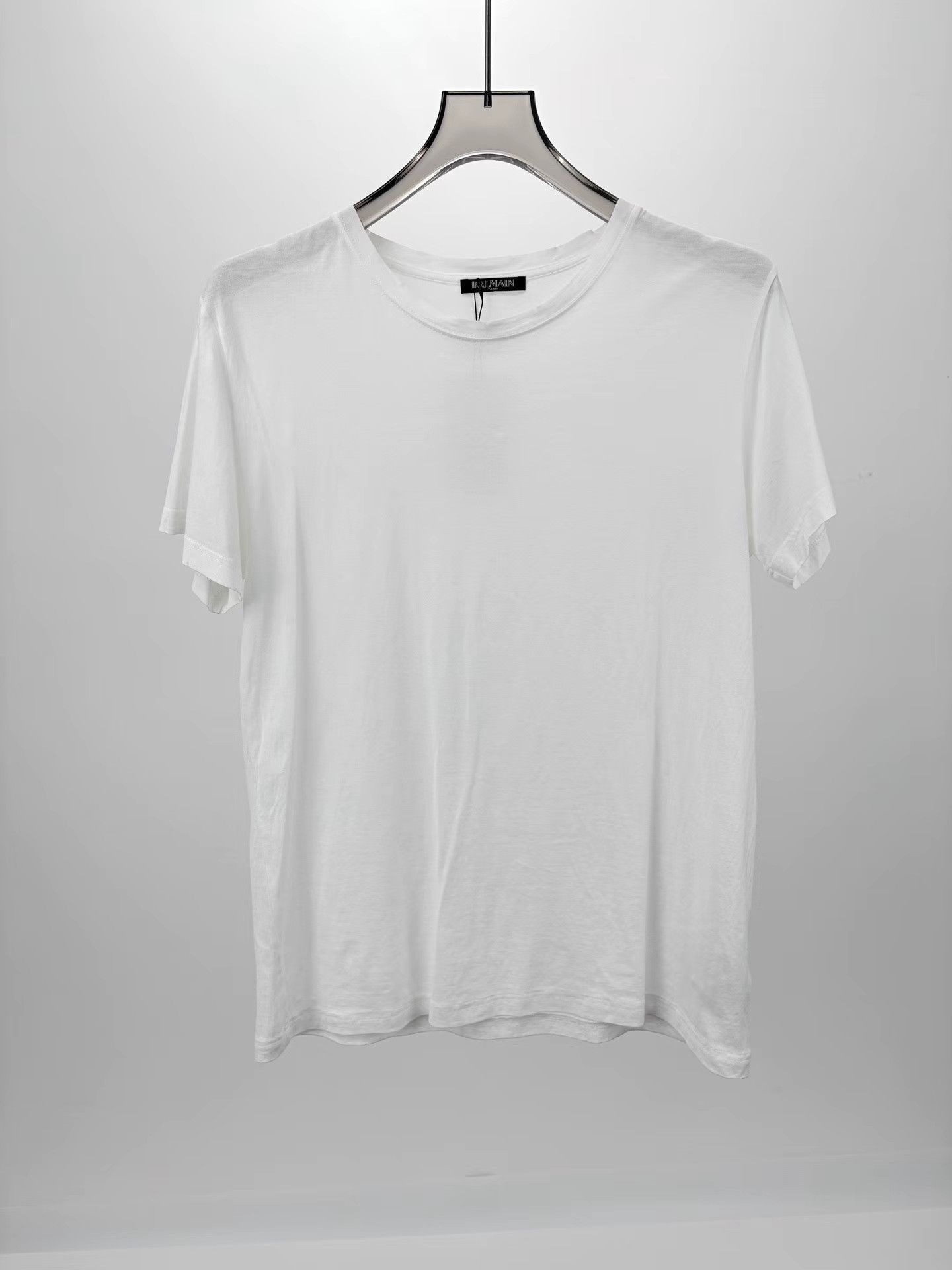 Balmain BALMAIN White Short Sleeve K1 Size US M / EU 48-50 / 2 - 1 Thumbnail