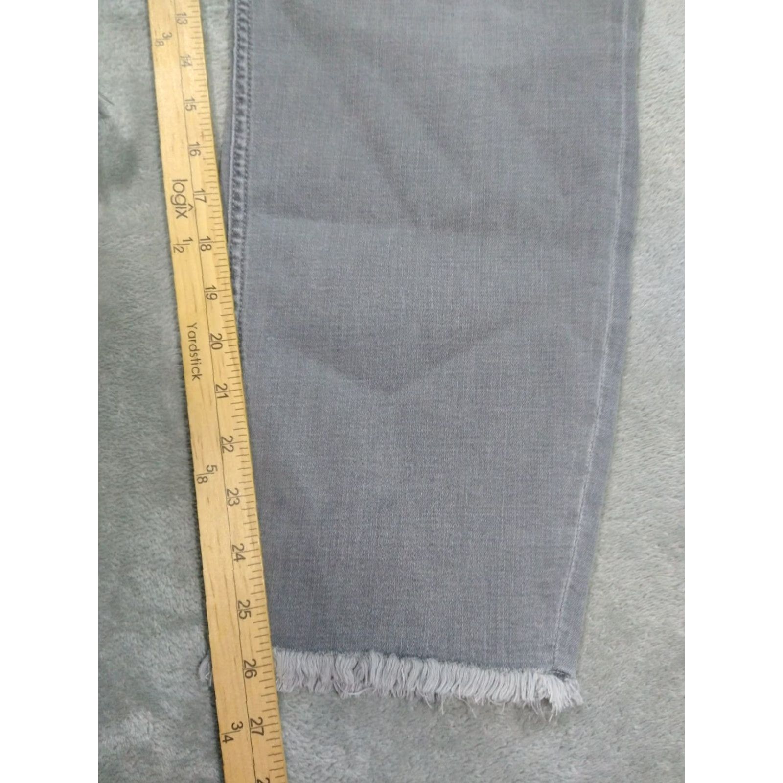 7 For All Mankind Jen7 For All Mankind Jeans Womens 20 Gray Denim Ankle Skinny High Rise Stretch Size 20 Plus 5-Pocket Design Womens Jeans Gray High Rise Ankle Stretch Size 42" / US 20 - 5 Thumbnail