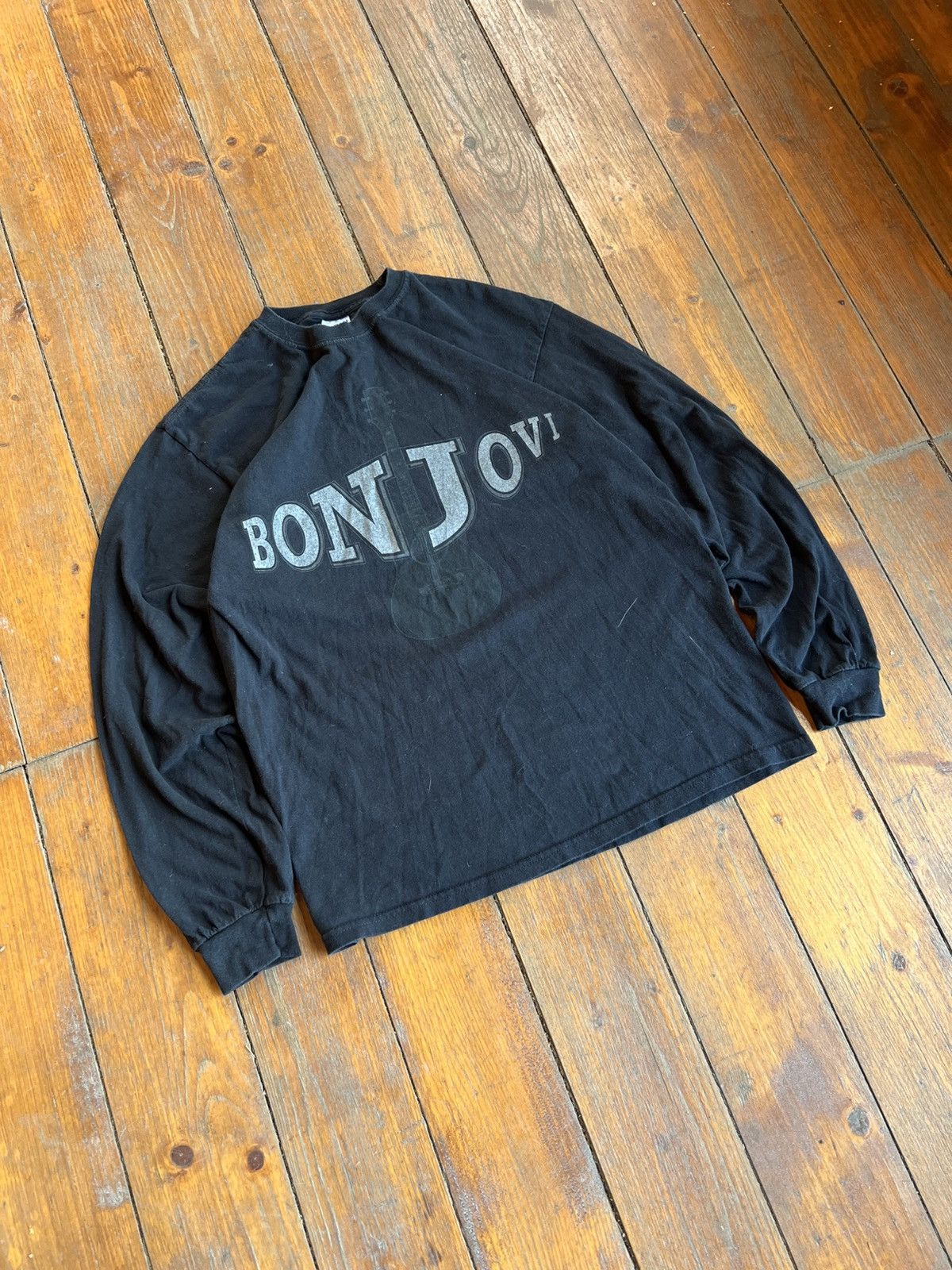 Band Tees 2011/2012 VINTAGE BON JOVI WORLD LARGEST ROCK LIVE TOUR BAND Size US L / EU 52-54 / 3 - 1 Thumbnail