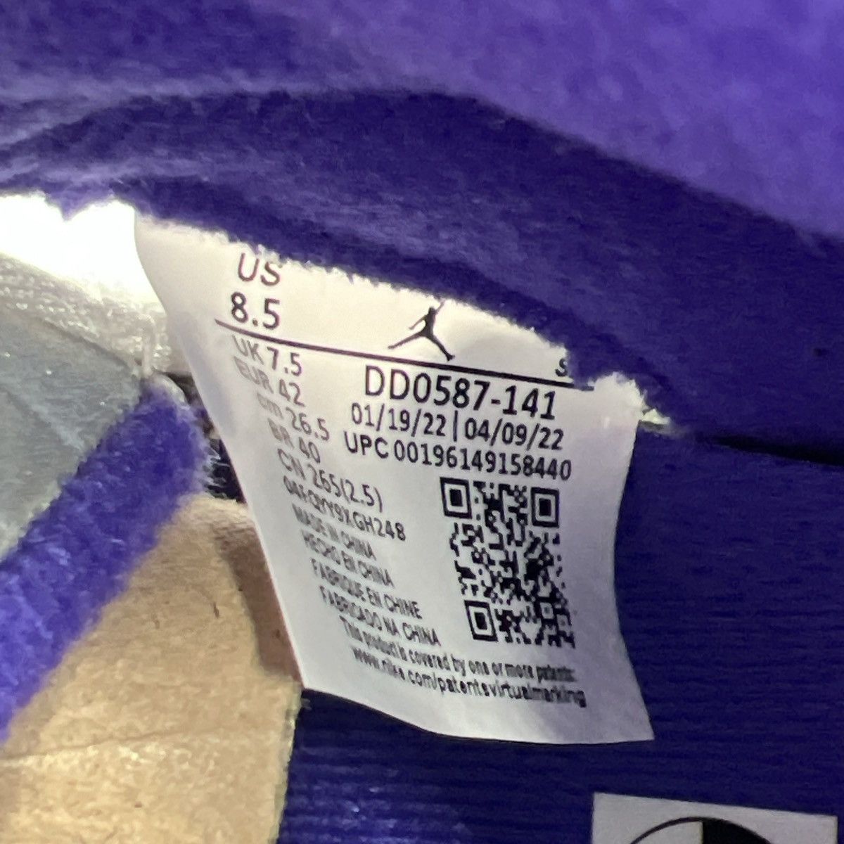 Jordan Brand Air Jordan 5 concord Size US 8.5 / EU 41-42 - 9 Thumbnail