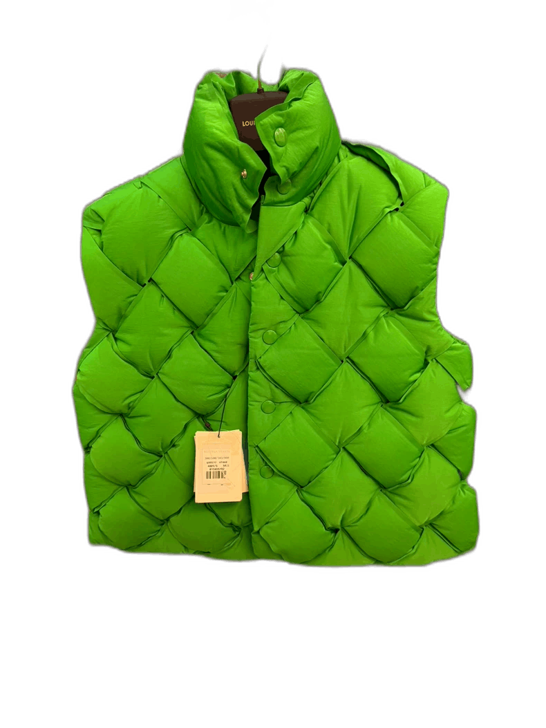 Bottega Veneta Bottega Veneta Green Puffer Jacket Size S Size S / US 4 / IT 40 - 1 Thumbnail