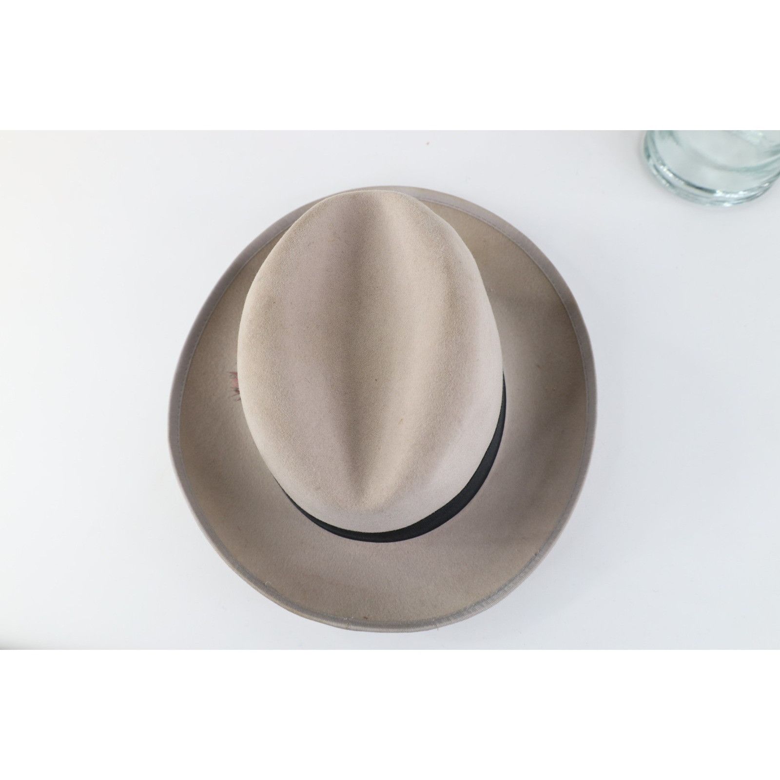 Vintage Vintage 70s Streetwear Wool Feather Ribbon Fedora Hat Size ONE SIZE - 5 Thumbnail