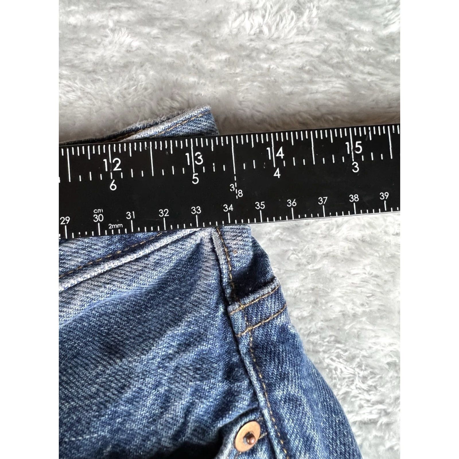 Madewell Madewell Jeans Womens 26 Blue Superwide Leg Medium Wash Grunge Skater READ Size 27" / US 4 / IT 40 - 4 Thumbnail