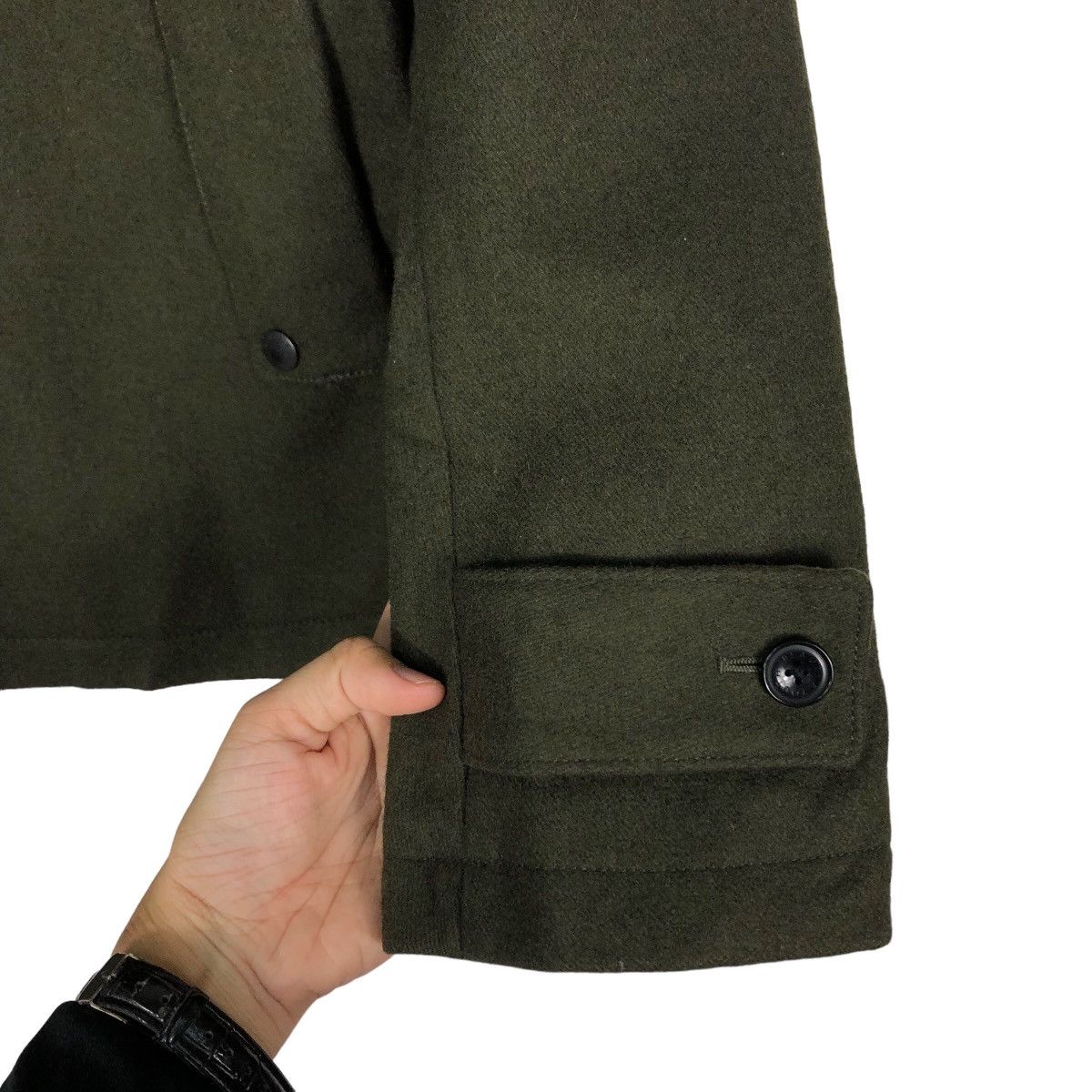 Issey Miyake 🔥Vintage Biker Jacket Wool Beauty & Youth United Arrow Size US L / EU 52-54 / 3 - 16 Thumbnail