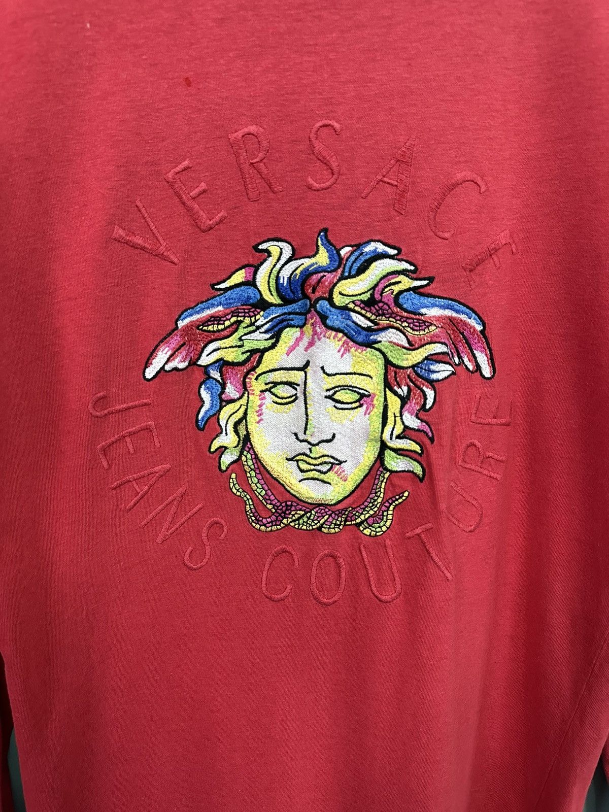 Versace Jeans Couture × Vintage VINTAGE VERSACE JEANS COUTURE EMBROIDERY MEDUSA TEE Size US M / EU 48-50 / 2 - 5 Thumbnail