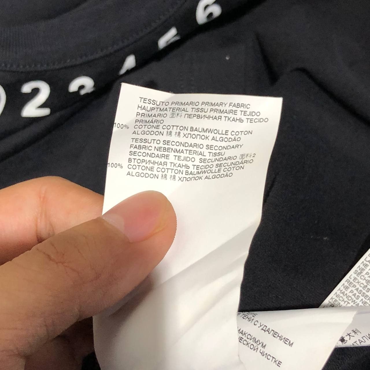 Maison Margiela Maison Margiela Line 1 Numbers bottom tee Size S / US 4 / IT 40 - 8 Thumbnail