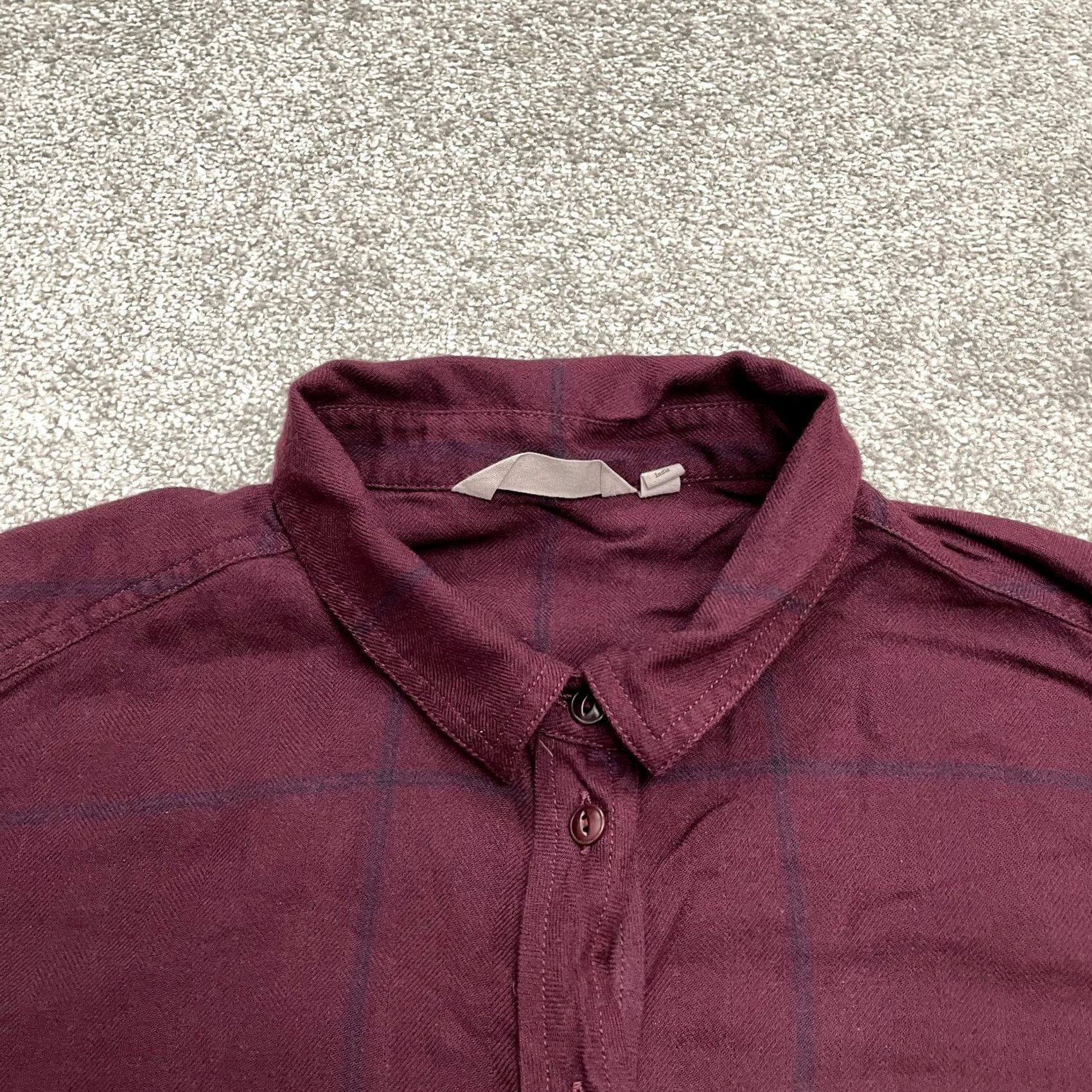 Athleta Athleta Shirt Womens Medium Red Long Sleeve Button Down Casual Plaid Regular Knit Shirt - Not Vintage Mens Womens Girls Boys Size M / US 6-8 / IT 42-44 - 3 Thumbnail