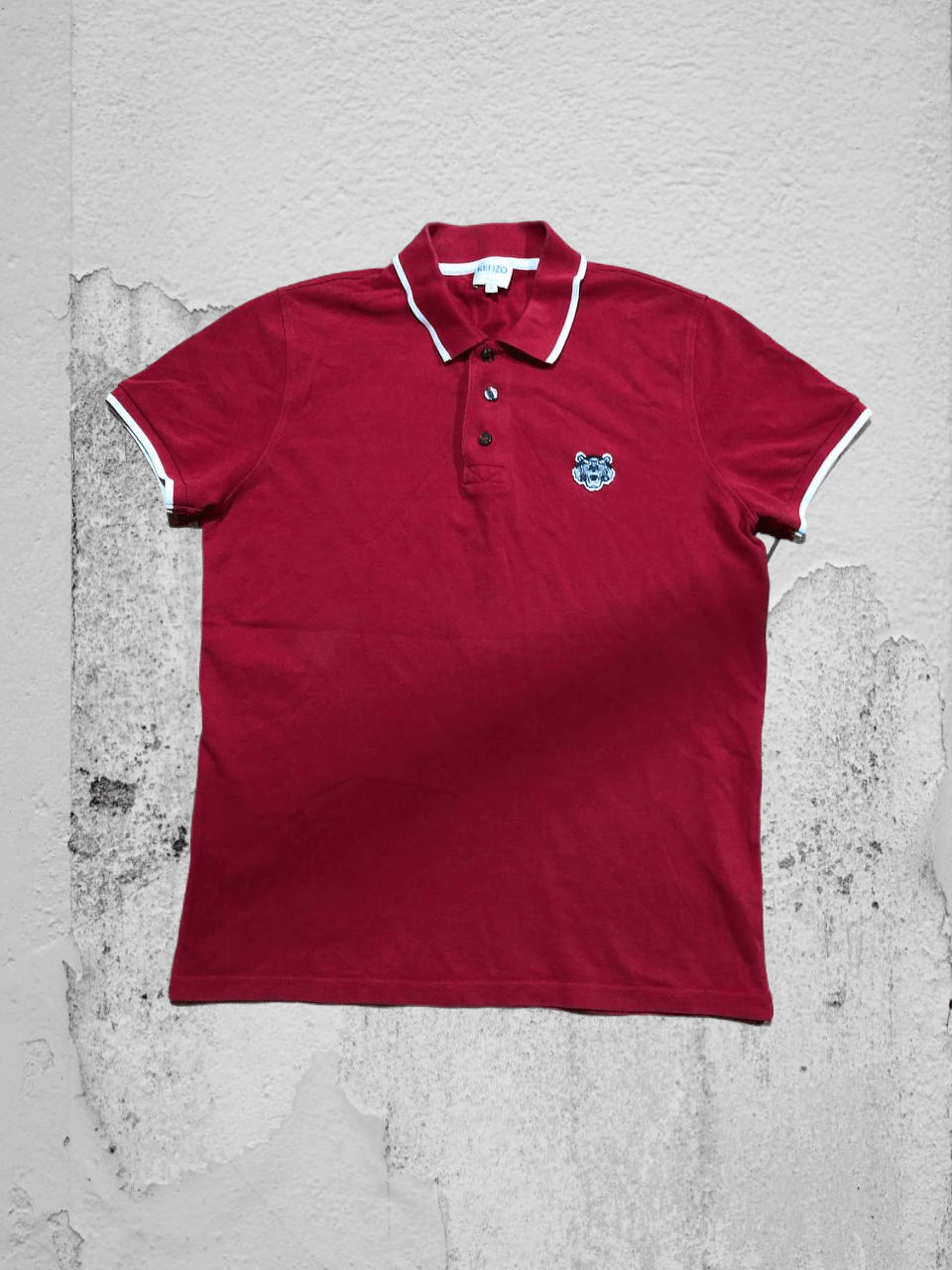 Kenzo Vintage polo Kenzo logo Y2K red T-shirt streetwear luxury Size US S / EU 44-46 / 1 - 1 Thumbnail