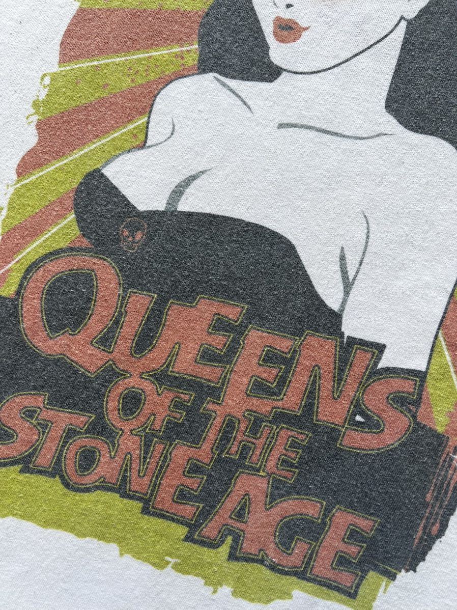 Vintage VTG 2008 Queens of The Stone Age Band Tour Tee Shirt Kozik Size US M / EU 48-50 / 2 - 5 Thumbnail