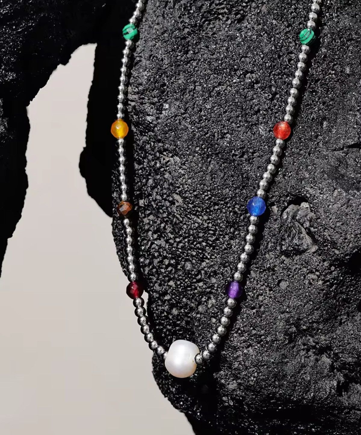 Jewelry 4mm Beads Natural Pearls Stone Colorful Handmade Size ONE SIZE - 3 Thumbnail