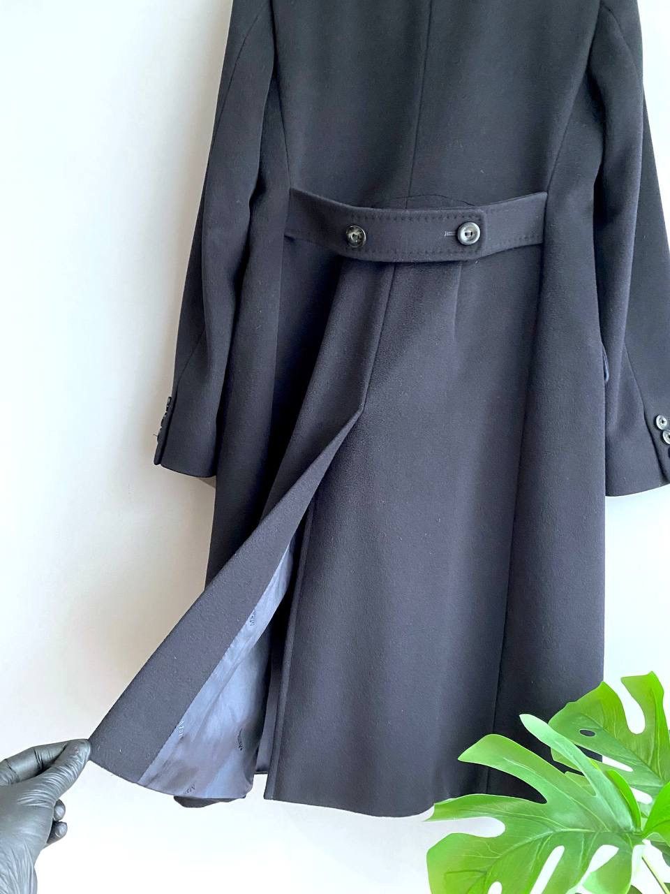 Designer × Max Mara Max Mara Studio Women's Wool Black Coat Size M / US10 / UK12 Size M / US 6-8 / IT 42-44 - 15 Thumbnail