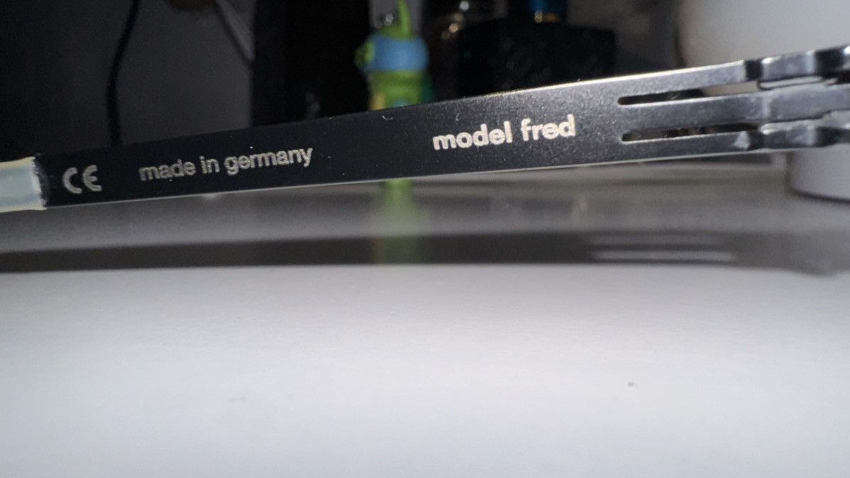 Ic! Berlin IC! BERLIN Glasses Model FRED Black Stainless Steel Cat-Eye Size ONE SIZE - 2 Thumbnail